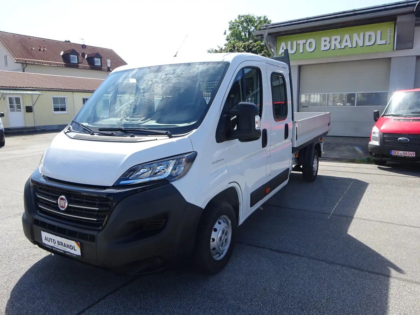 Fiat Ducato DOKA L4 Pritsche Klima Temp.7Sitze TÜV KD NEU Weiß - 1