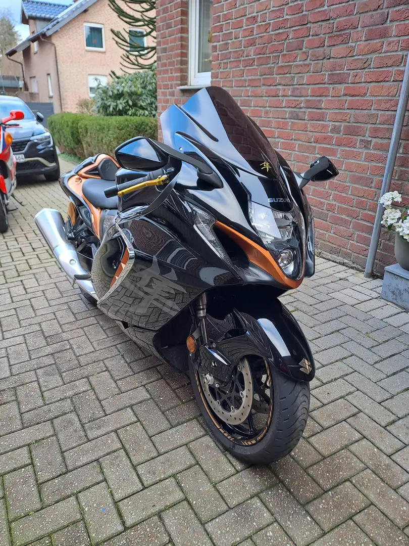 Suzuki Hayabusa Gen. 3 *1. Hd*Inspek.+TÜV neu*Quickshift*Tempom Fekete - 1
