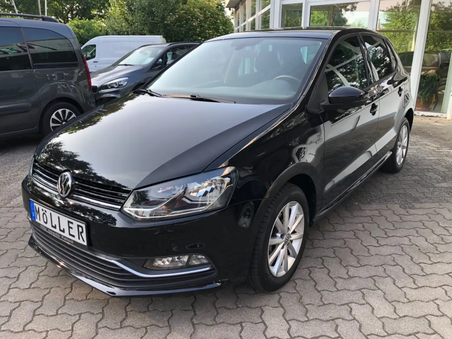 Volkswagen Polo 1.2 TSI LOUNGE BMT Klimaaut. Sitzhzg. PDC Noir - 2