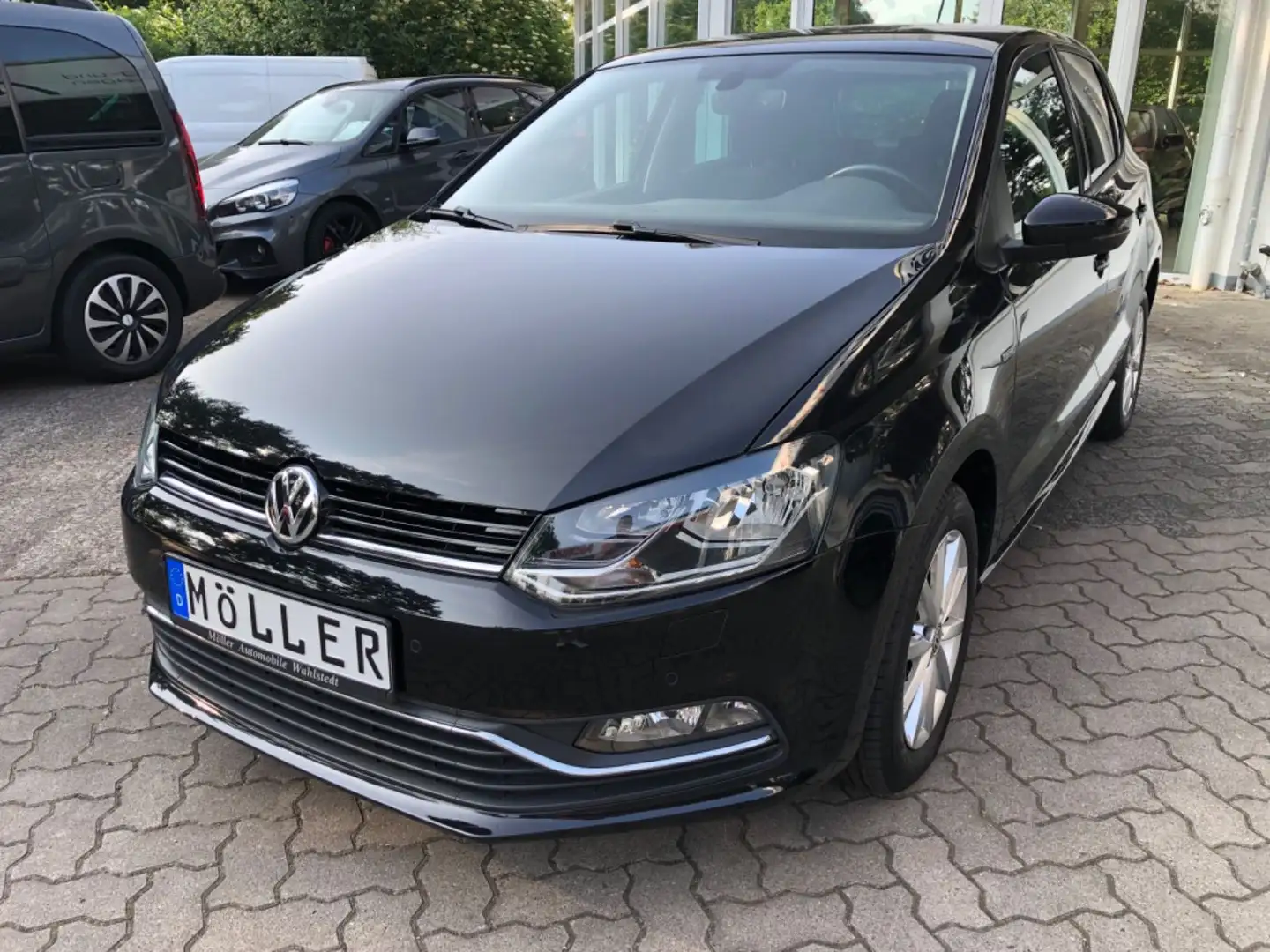 Volkswagen Polo 1.2 TSI LOUNGE BMT Klimaaut. Sitzhzg. PDC Noir - 1