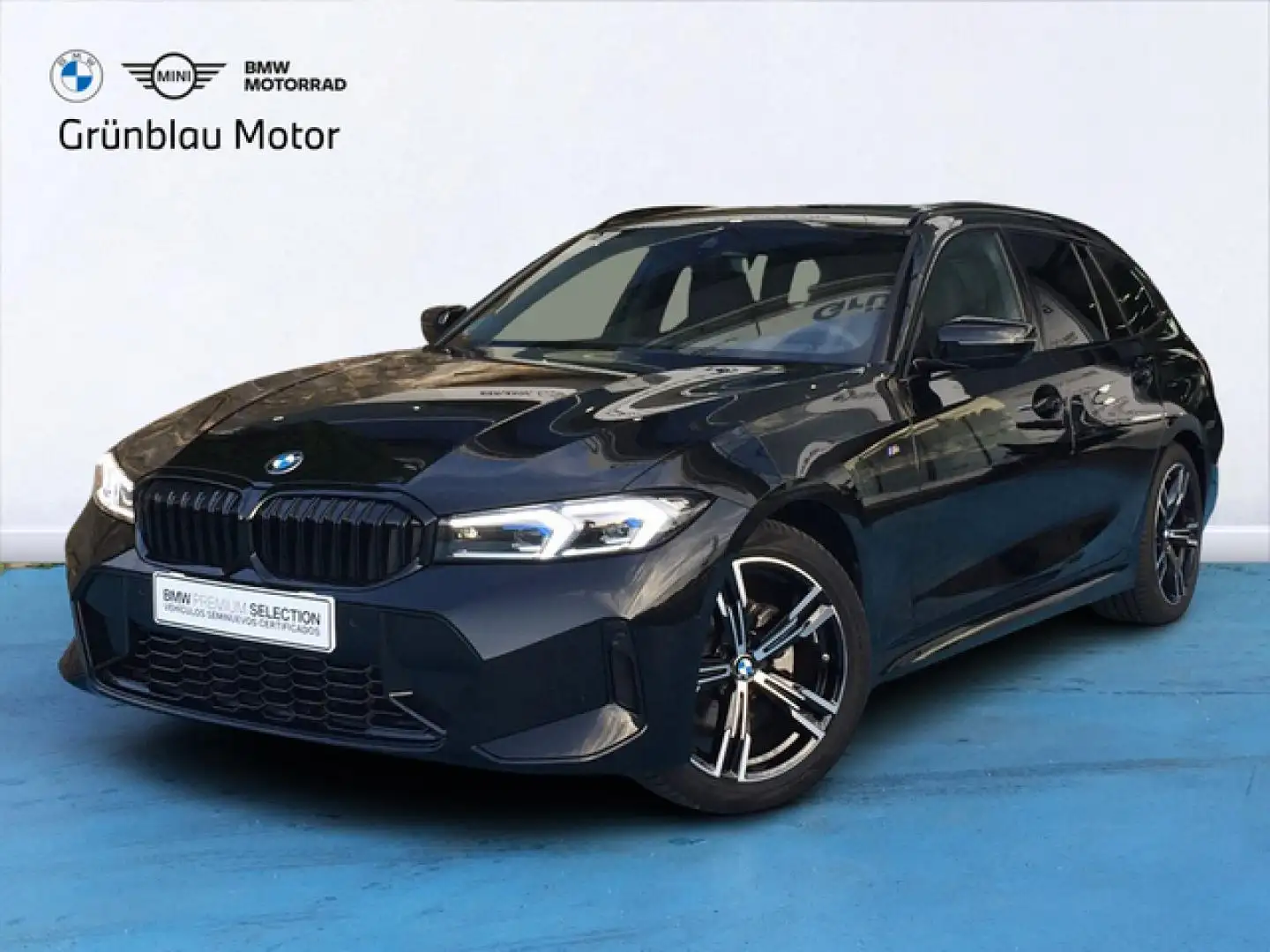 BMW 320 320dA Touring Azul - 1