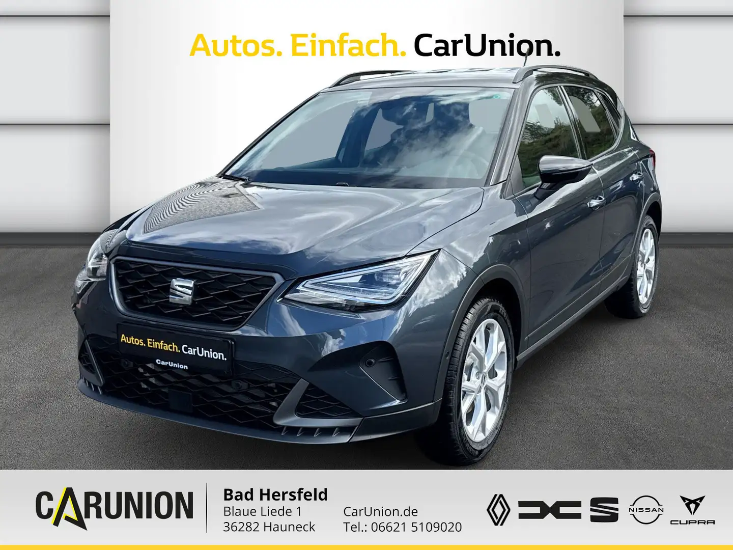 SEAT Arona FR 1.0 TSI DSG Allwetterreifen/RFK/Navi Gris - 1