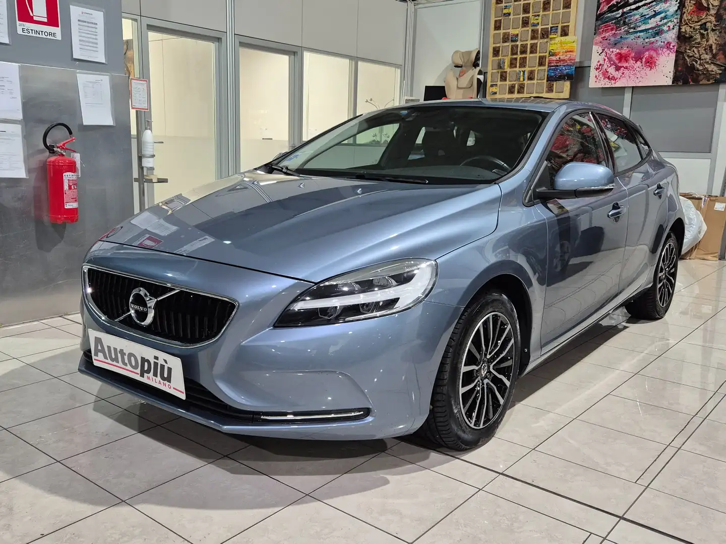 Volvo V40 V40 II 2012 2.0 d3 Momentum my17 Bleu - 1