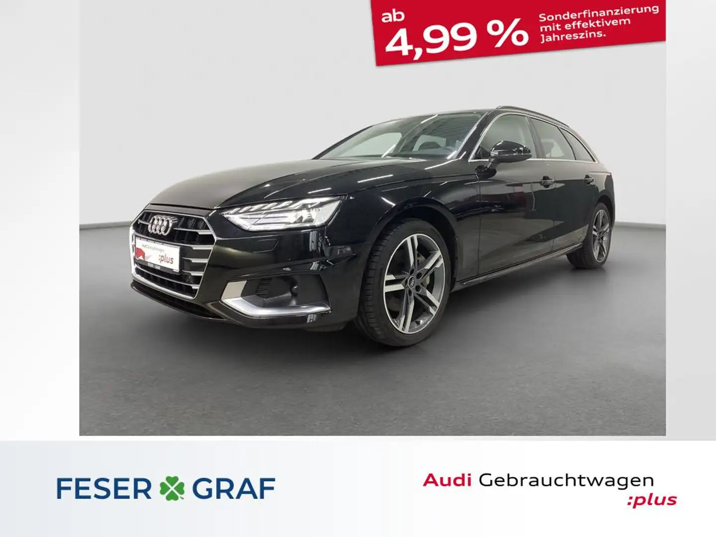 Audi A4 Avant advanced 40 TDI Matrix AHK 3-Zone Memory Schwarz - 1