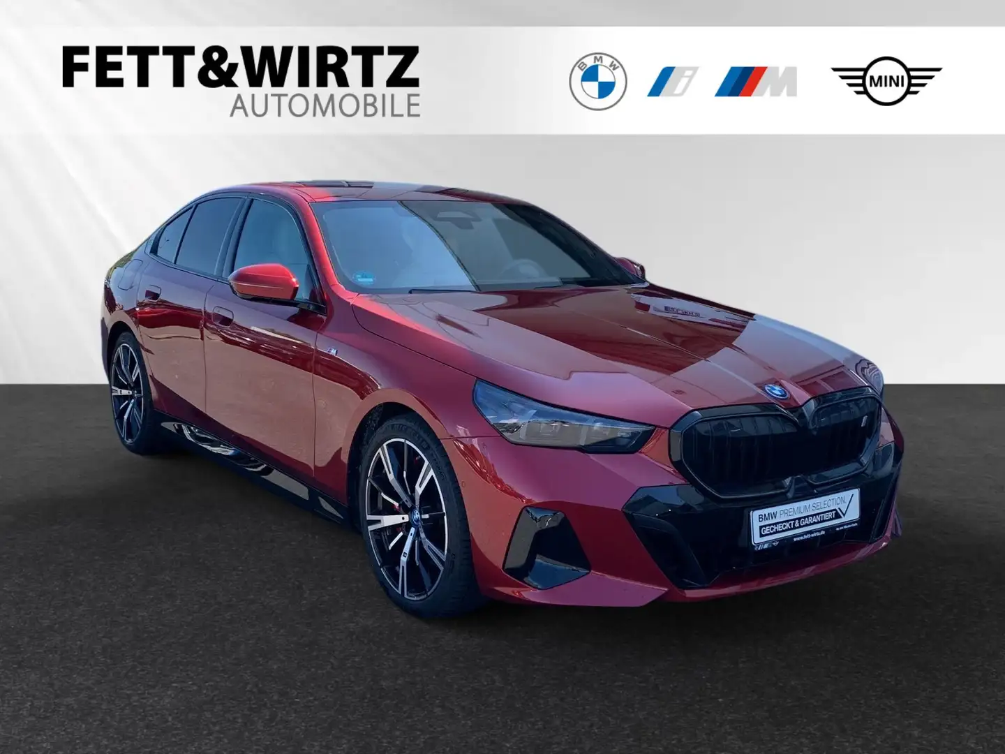 BMW i5 xDrive40 LR 529,- br.o.Anz.27 Mon. / 5' Km p.A. Roşu - 1