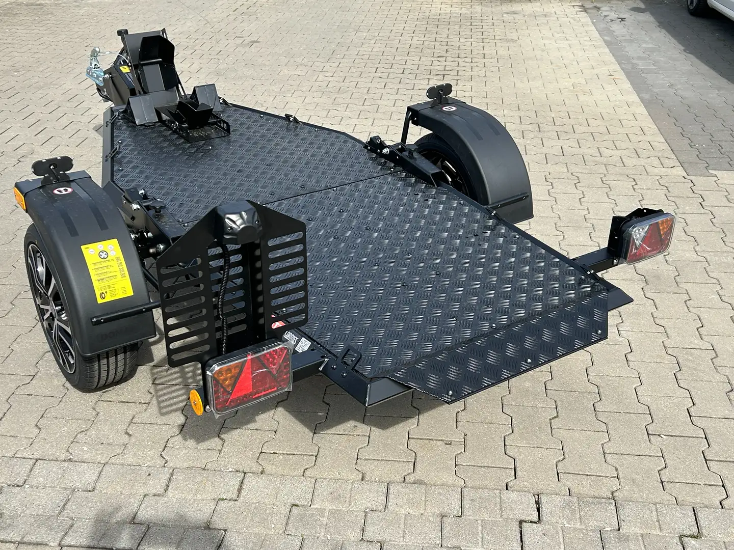 Sonstige Marken LORRIES MT-1 BLACK EDITION NEU Motorradanhänger Schwarz - 2
