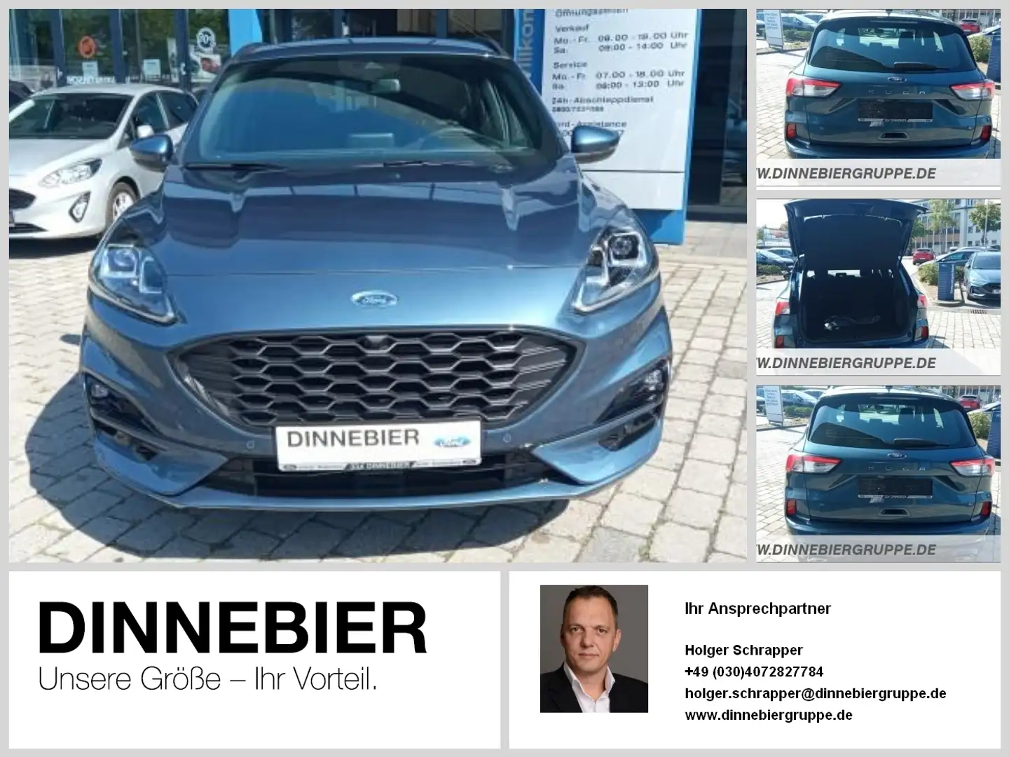 Ford Kuga ST-LINE. 2022.00MY. SUV NAVI|KAMERA|PDC| Blau - 1