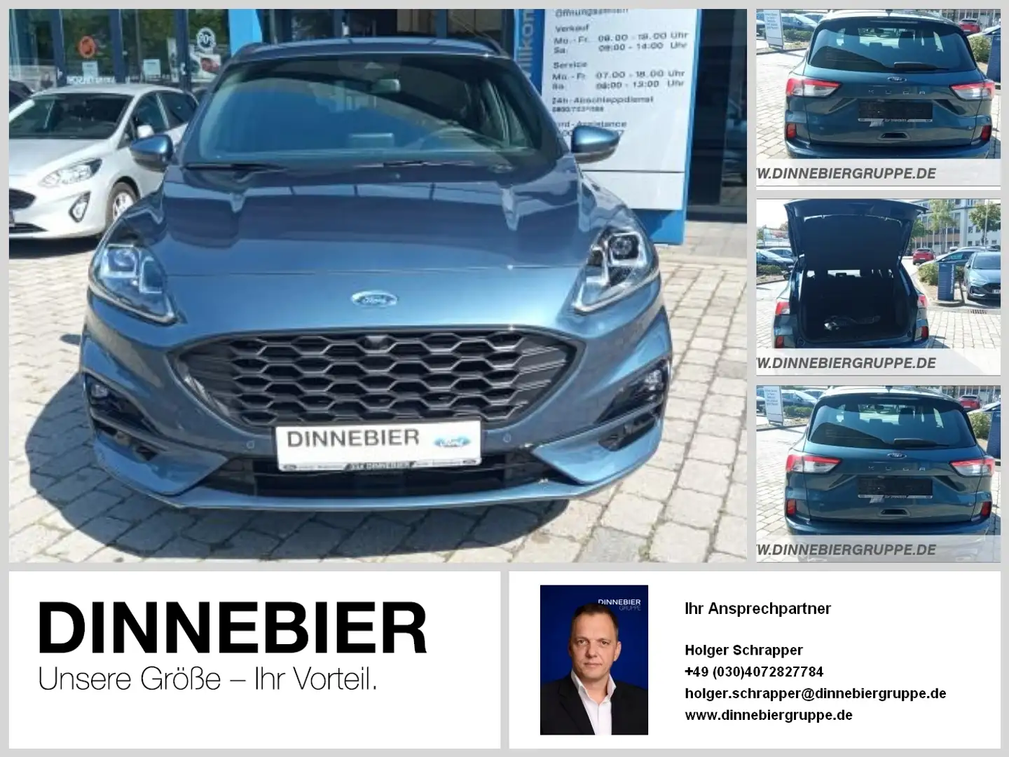 Ford Kuga ST-LINE. 2022.00MY. SUV NAVI|KAMERA|PDC| Blau - 1
