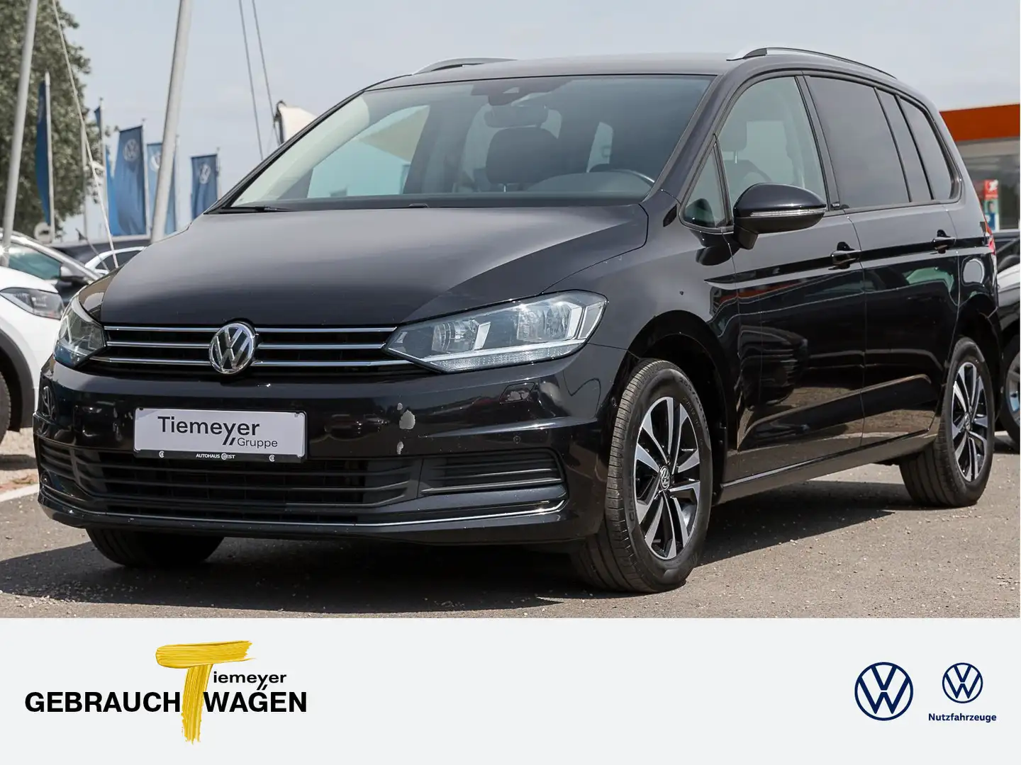 Volkswagen Touran 2.0 TDI IQ.DRIVE NAVI SITZHZG PDC AHK Negro - 1