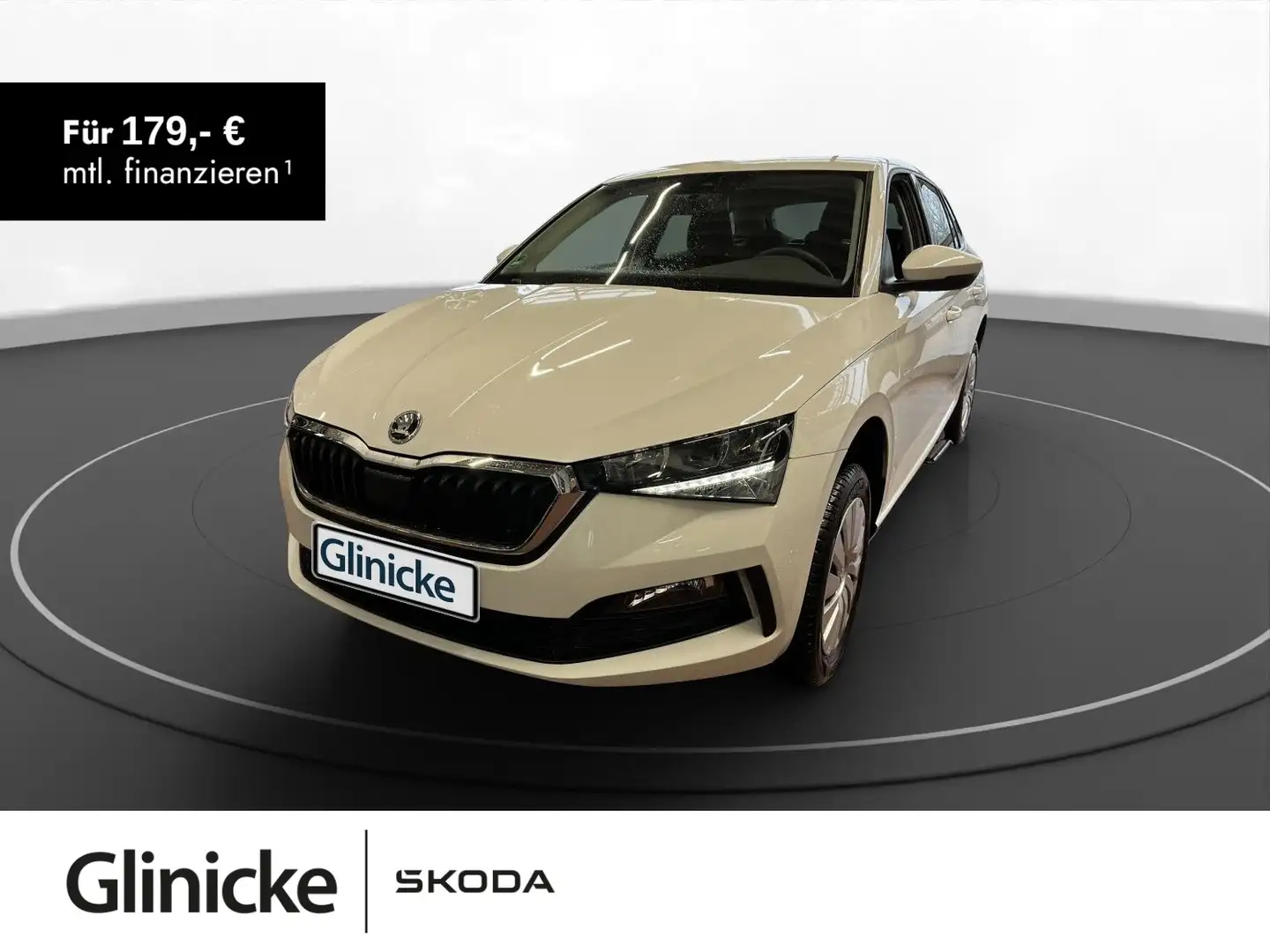 Skoda Scala 1.0 TSI SiHz PDC Carplay Klima Isofix Weiß - 1