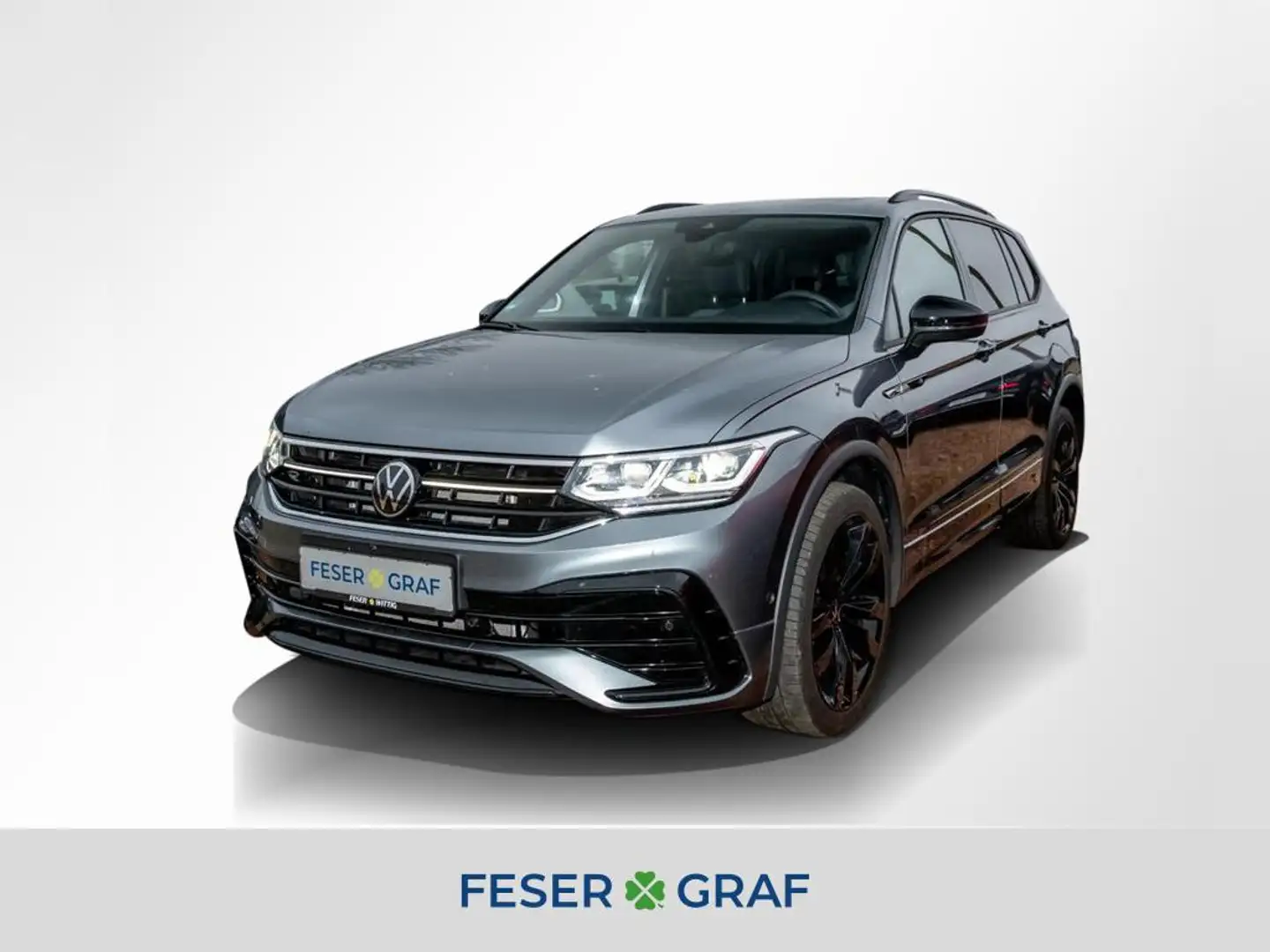 Volkswagen Tiguan Allspace 2.0 TDI R-Line DSG 4Mot. Pano/AHK/Matrix/Navi Grau - 1