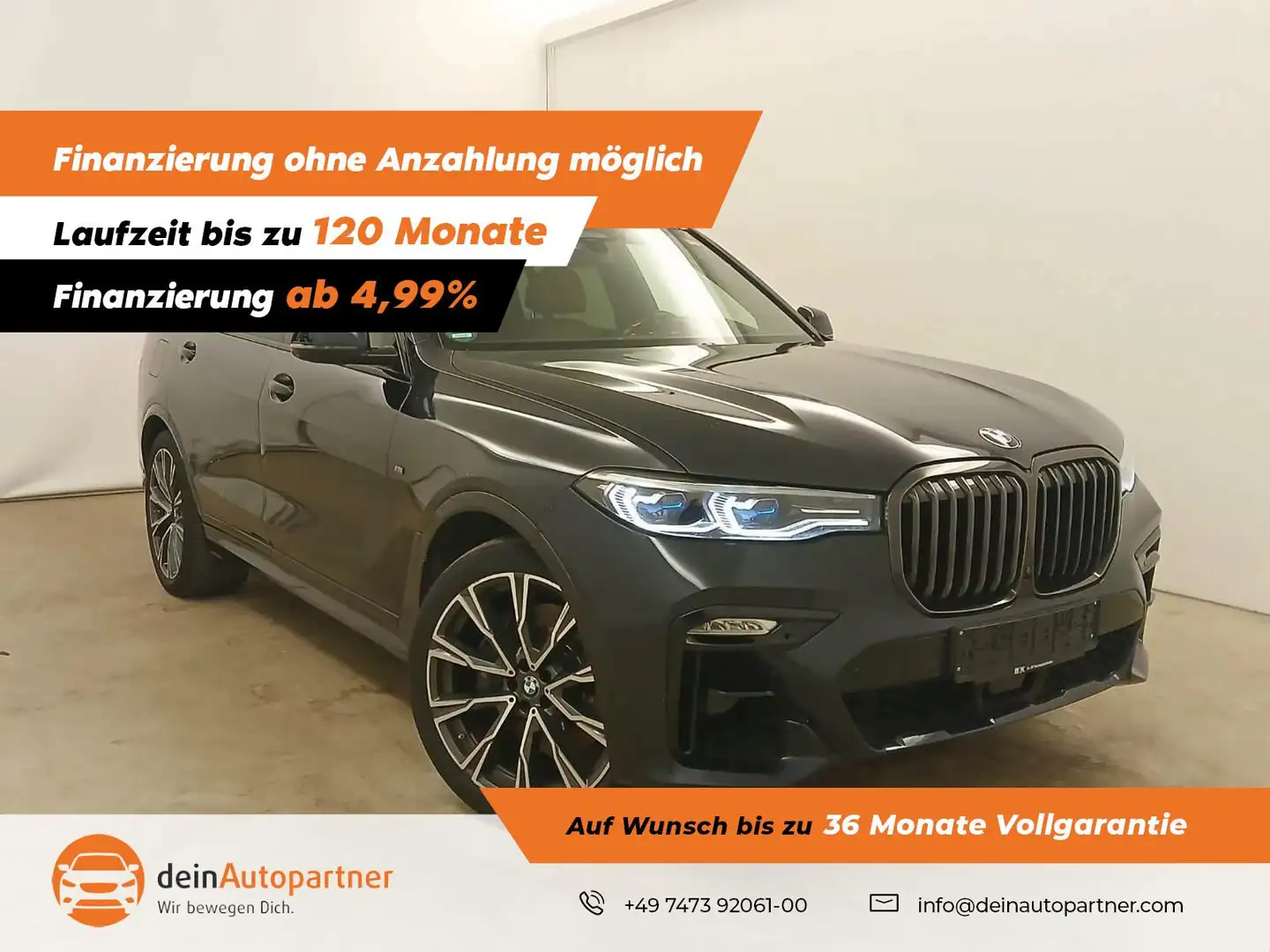 BMW X7 M50i LED/LEDER/HUD/STHZ/PANO/ACC/SURROUND VIEW Negru - 1