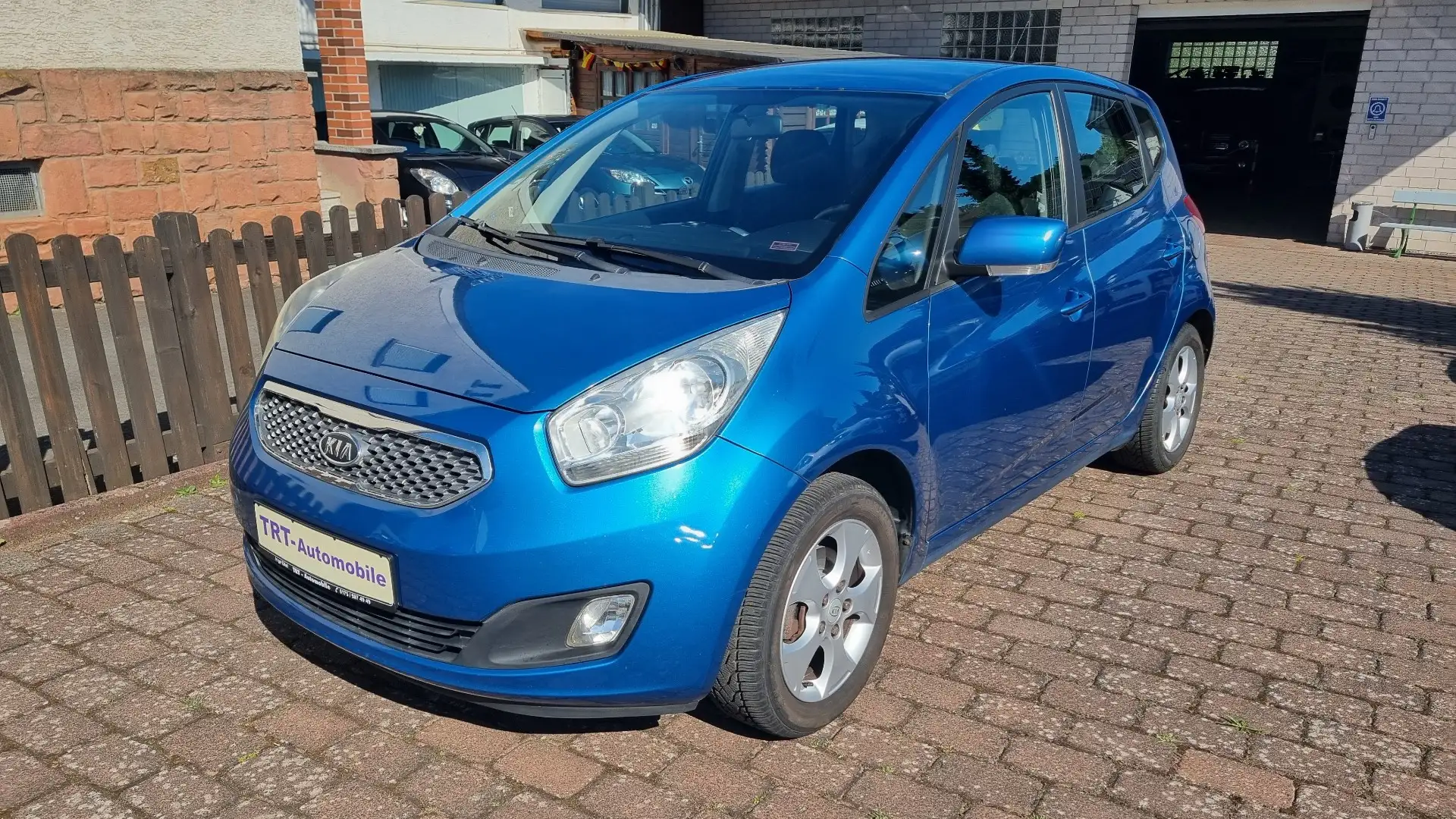 Kia Venga Spirit Anhk. Klimaauto.Allwetterr. Insp.+TÜVneu Blauw - 1