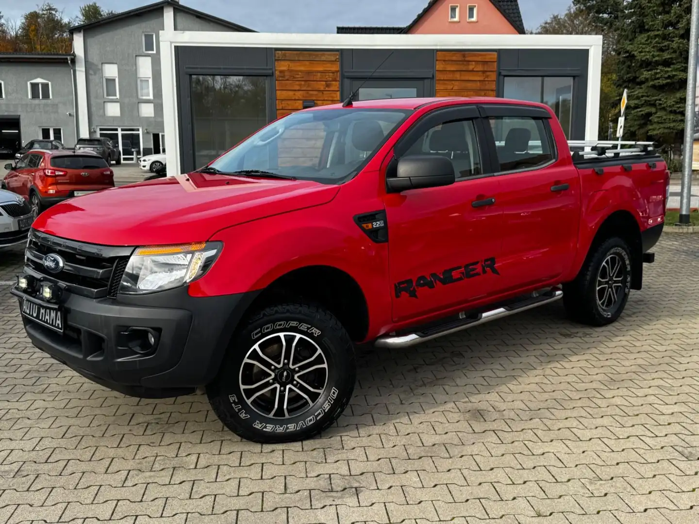 Ford Ranger XL Doppelkabine 4x4 *KLIMA*AHK*GEPFLEGT* Rot - 1