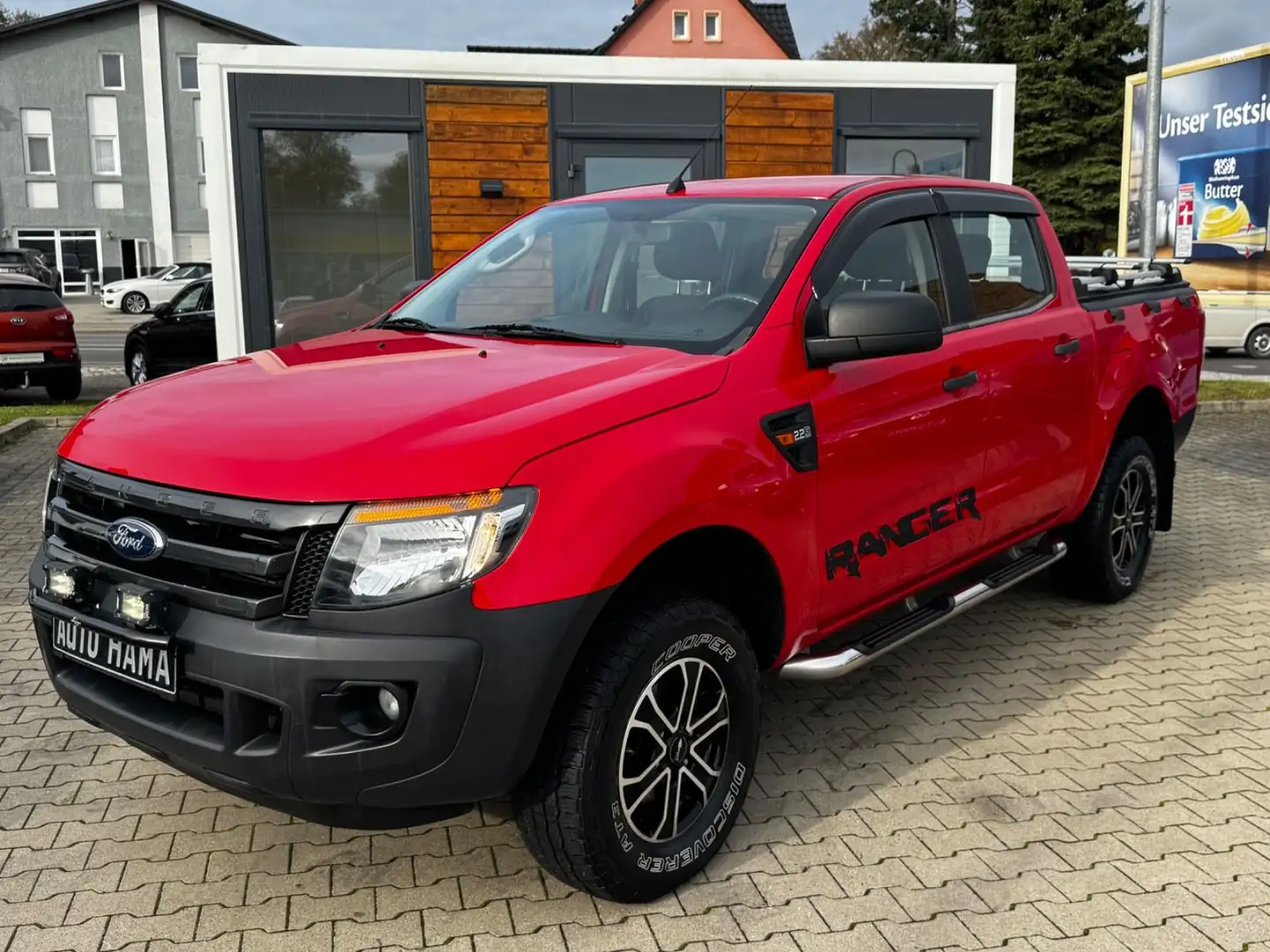 Ford Ranger XL Doppelkabine 4x4 *KLIMA*AHK*GEPFLEGT* Rot - 2