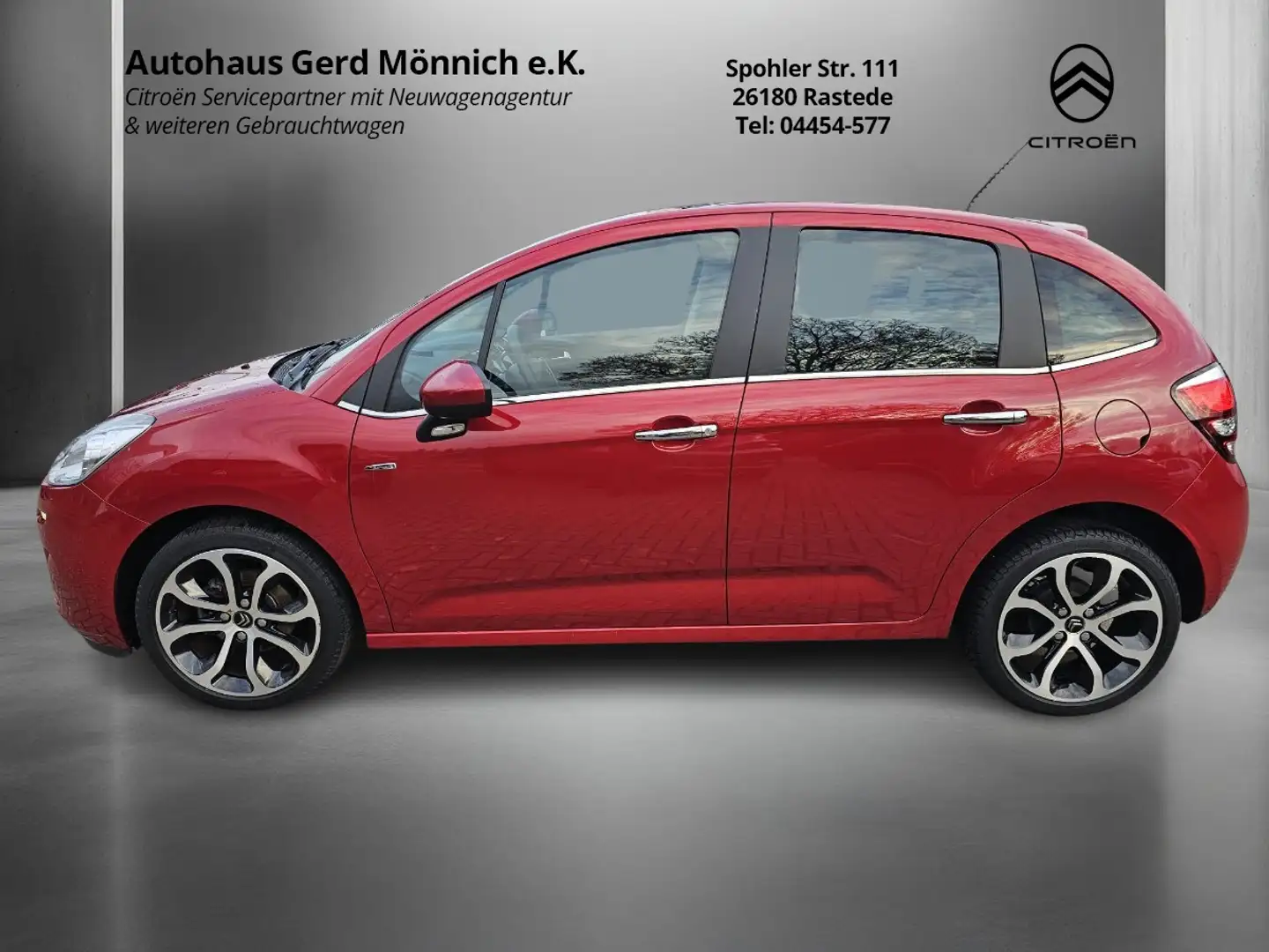 Citroen C3 C3 1.2 e-VTi/PureTech Exclusive Automat. Navi Ka Rouge - 2