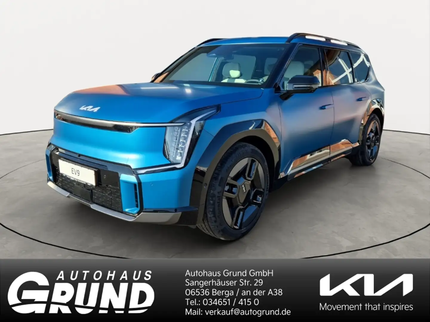 Kia EV9 AWD GT-LINE LAUNCH ED AHK 7S PANO Niebieski - 1