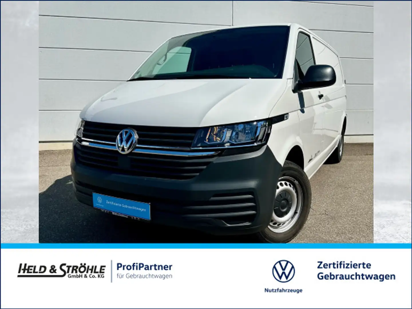 Volkswagen T6.1 Transporter T6.1 Kasten 2.0 TDI LR AHK PDC FLÜGELTÜREN Weiß - 1