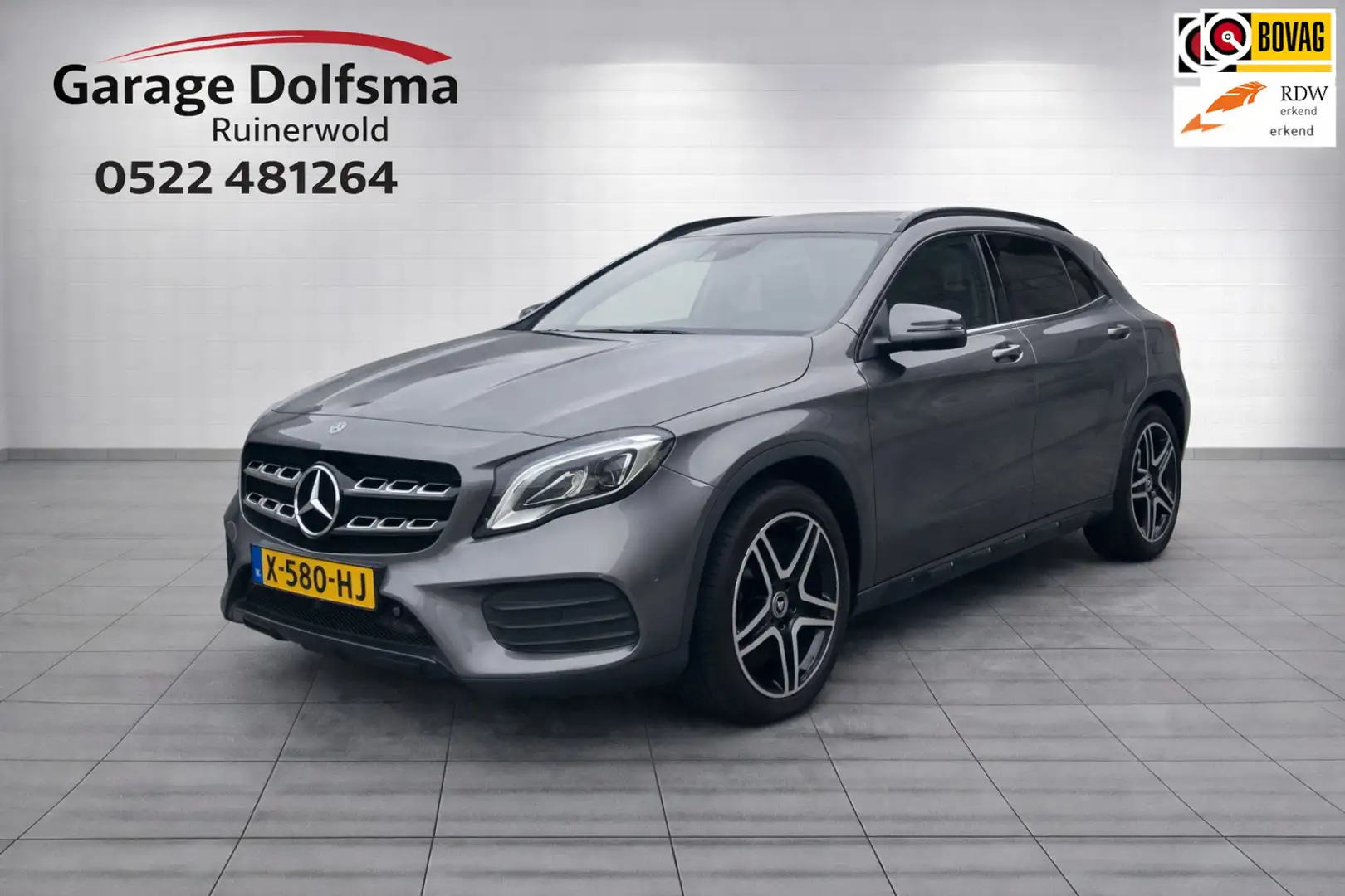 Mercedes-Benz GLA 220 4Matic Premium Plus-Pano-AMG line-Trekhaak-Navi-St Gris - 1