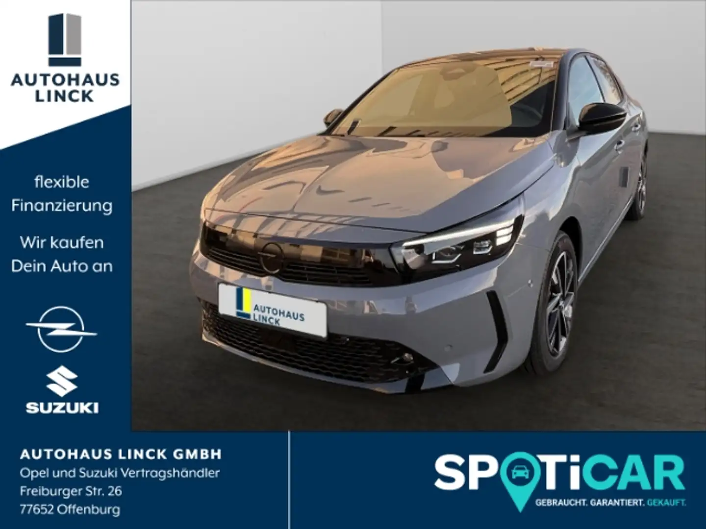 Opel Corsa F GS 1.2 MHEV Navi Rückfahrkamera Grigio - 1