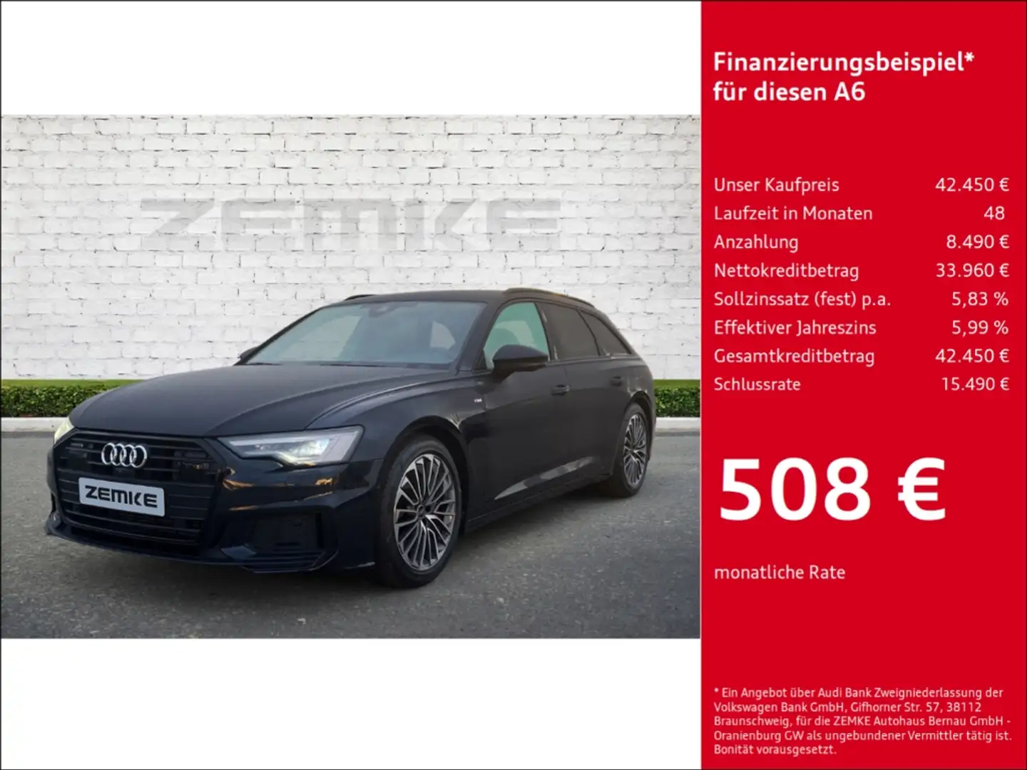 Audi A6 Avant 55 TFSI e quattro sport S-line Sportpaket AH Blau - 1