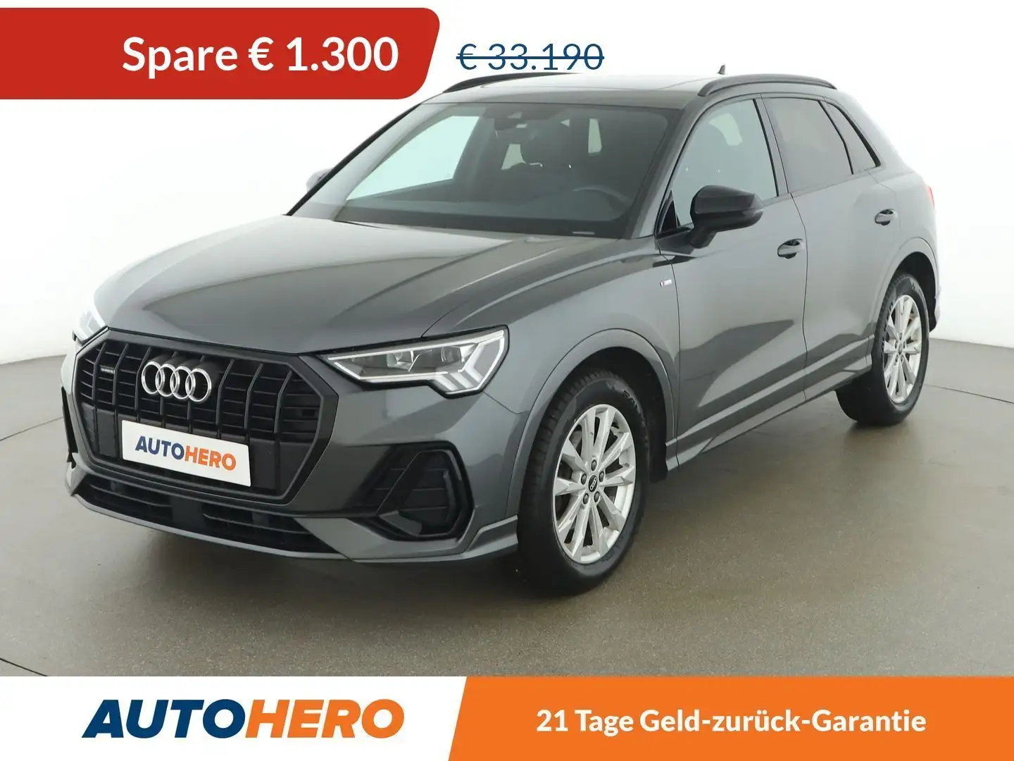 Audi Q3 35 TDI quattro S line Aut. *LED*SPUR*NAVI*PANO* Grau - 1
