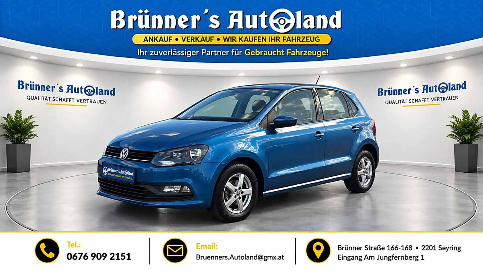 Volkswagen Polo BlueMotion Technology 1-Besitz alle Service Pic... Blau - 1