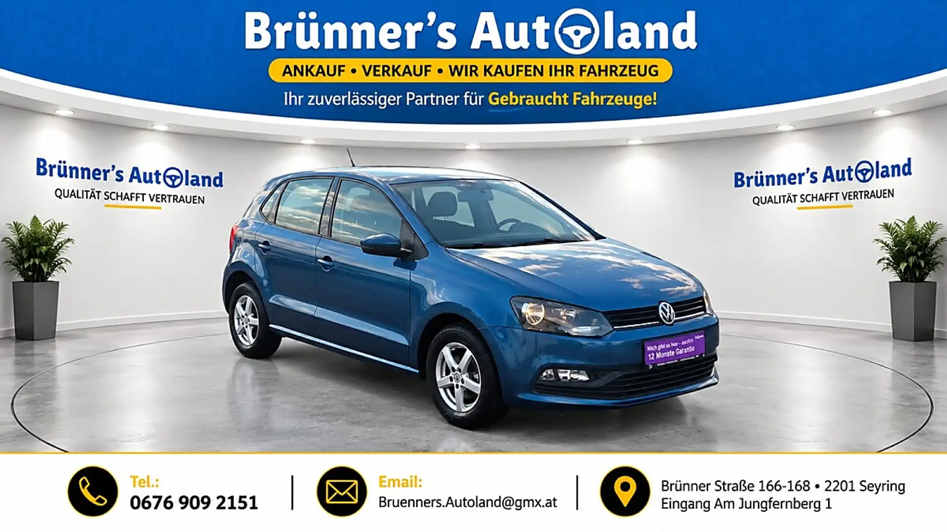 Volkswagen Polo BlueMotion Technology 1-Besitz alle Service Pic... Blau - 2