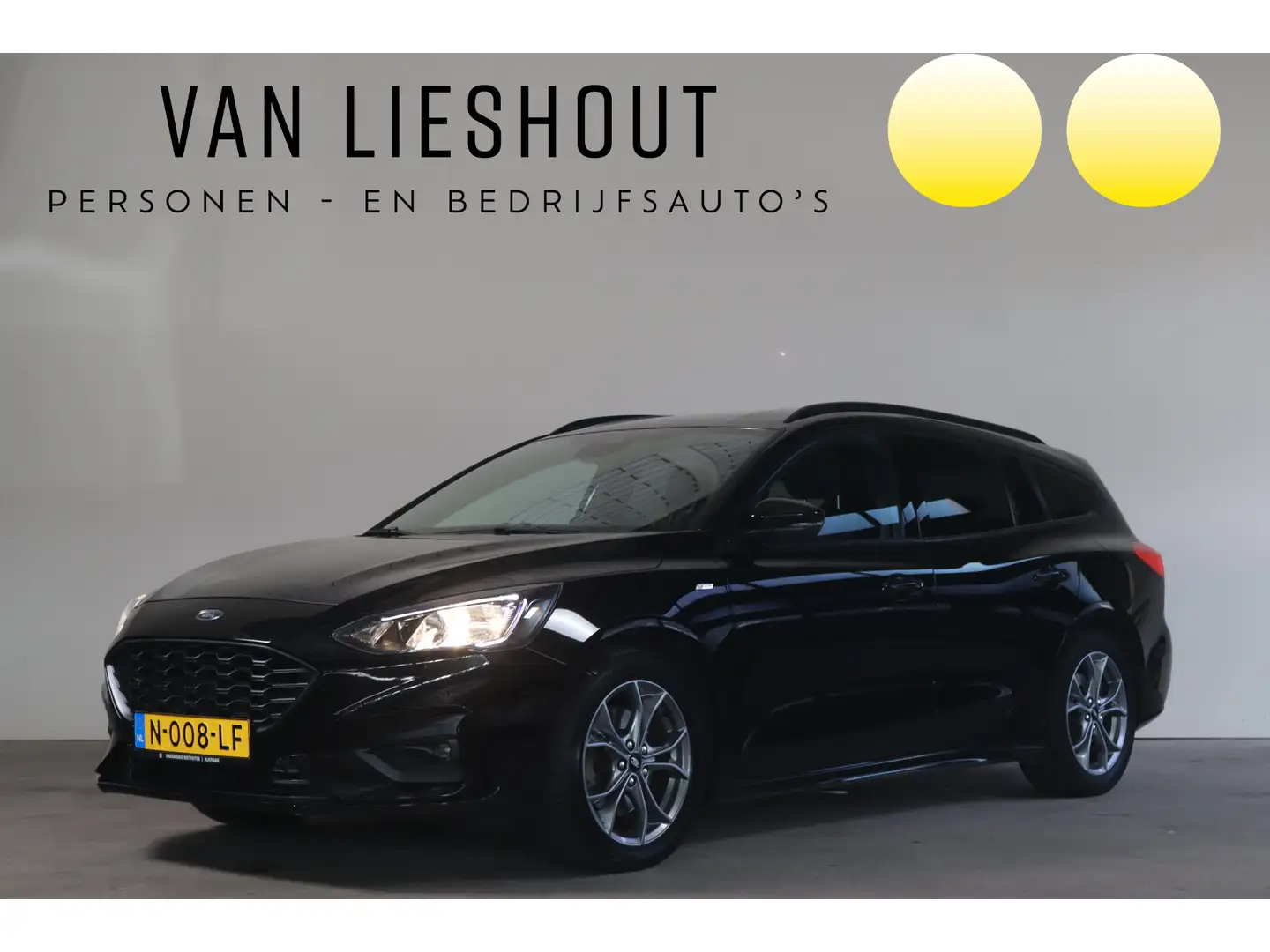 Ford Focus Wagon 1.0 EcoBoost Titanium Business Stoel+Stuurve Zwart - 1