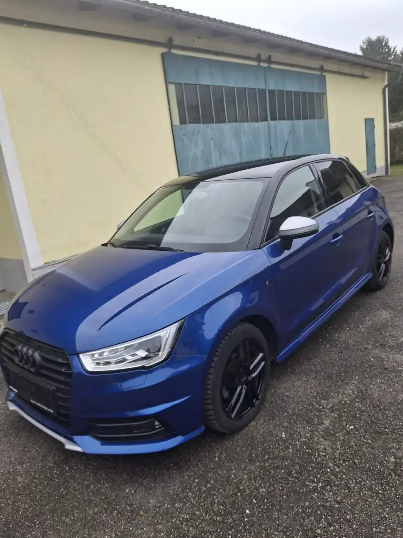 Audi A1 SB 1,0 TFSI Austria S-Line Blau - 1