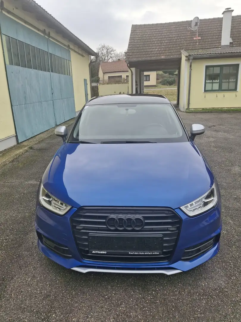 Audi A1 SB 1,0 TFSI Austria S-Line Blau - 2