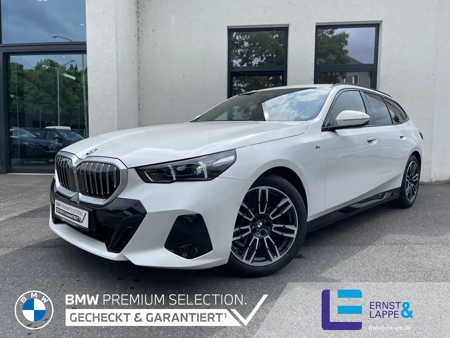 BMW 520 d Touring || AHK Stndhzg Autobahnass elSitze Bianco - 1