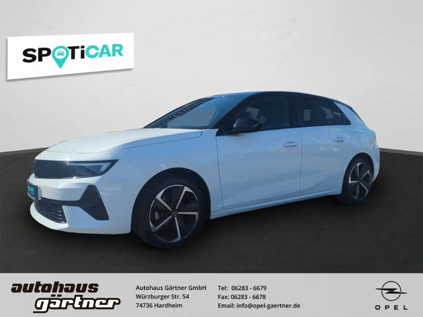 Opel Astra L GS 1.2 Turbo Navi PDC v.+h. Kamera LED SHZ Lenkr Blanco - 1