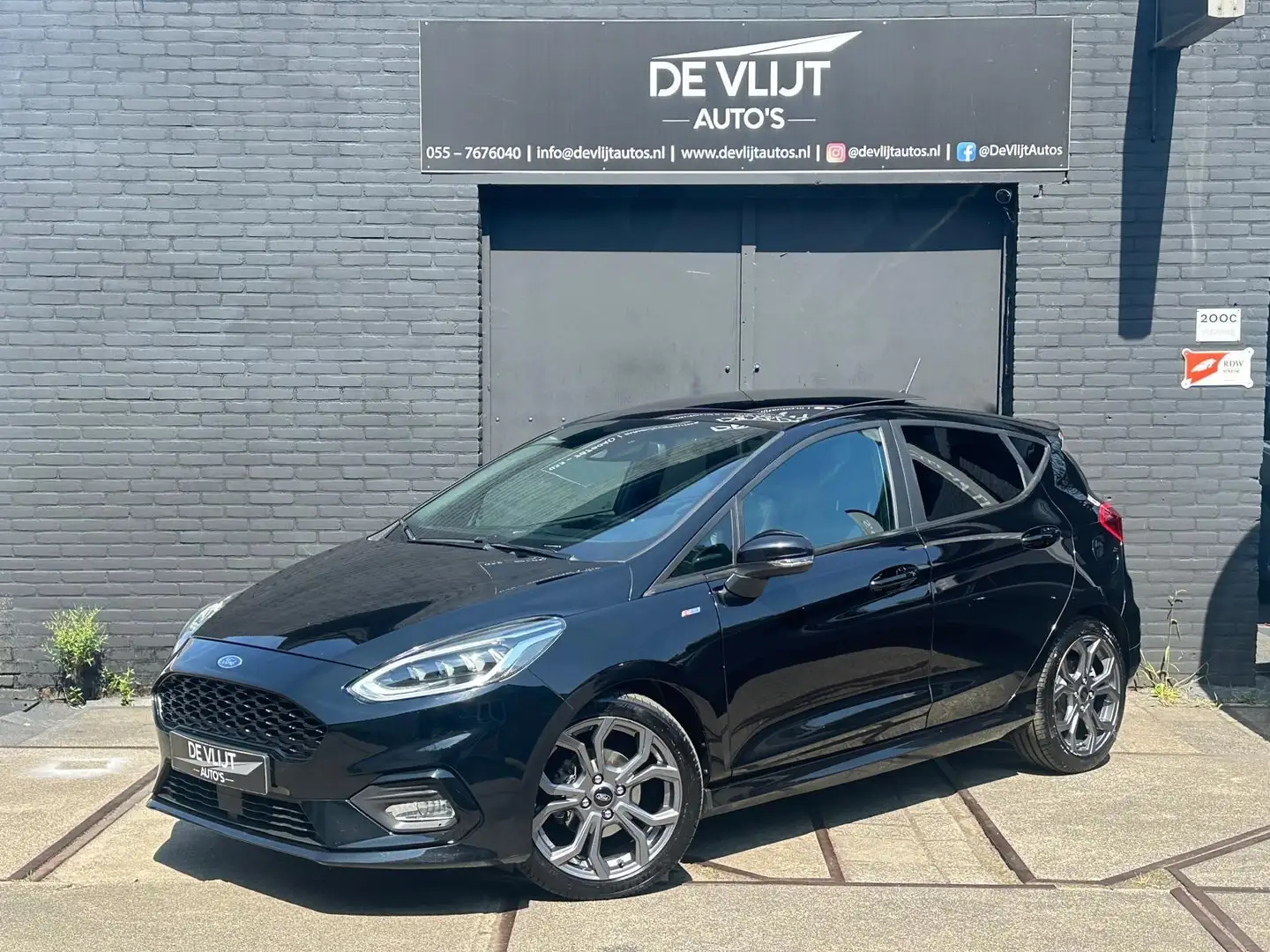 Ford Fiesta 1.0 ST-Line | Pano | Navi | Climate Control | Crui Schwarz - 2