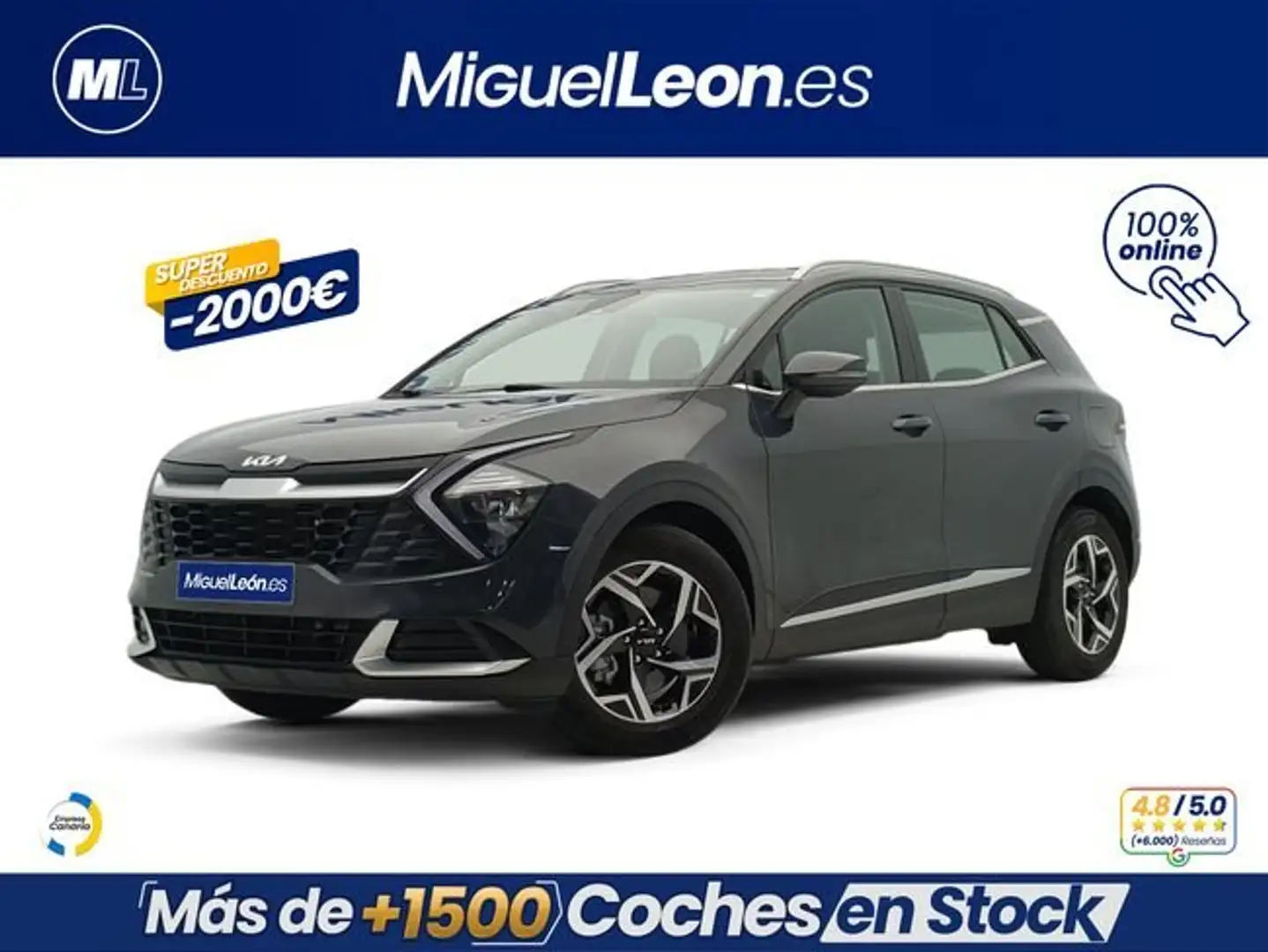 Kia Sportage 1.6 T-GDi 110kW (150CV) Concept 4x2 Negro - 1