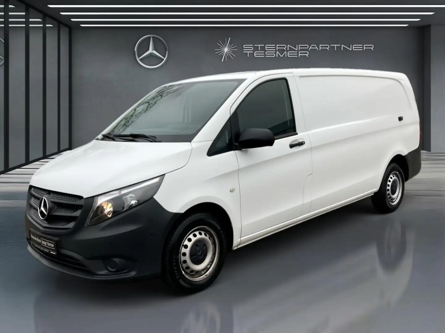 Mercedes-Benz Vito 116 CDI Kasten Extralang 9G+Klima+Kamera Blanc - 1