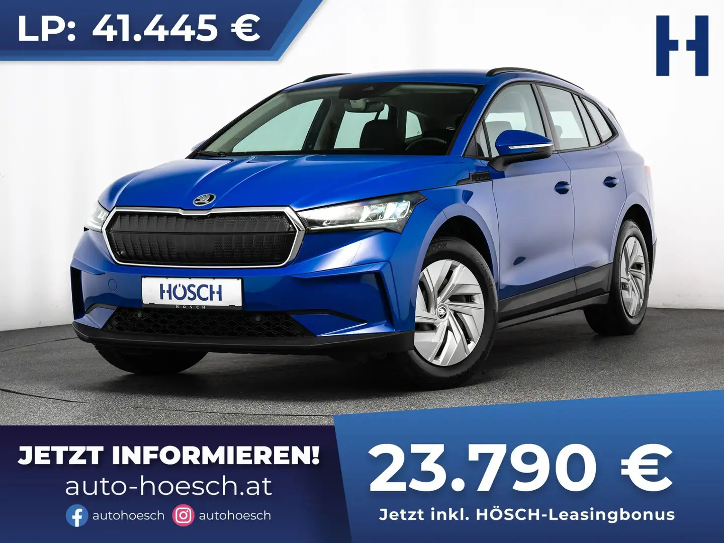 Skoda Enyaq 50 Loft COMFORT ERSTBESITZ WIE NEU WENIG KM Blauw - 1