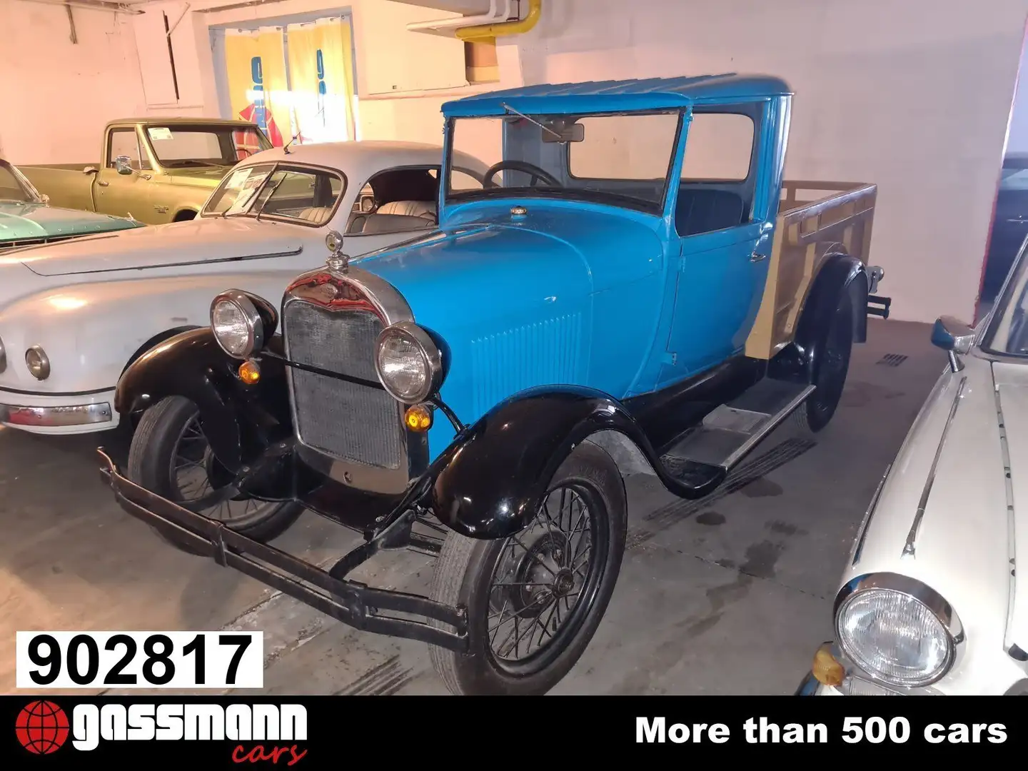 Ford Model A Pick Up Blue - 1