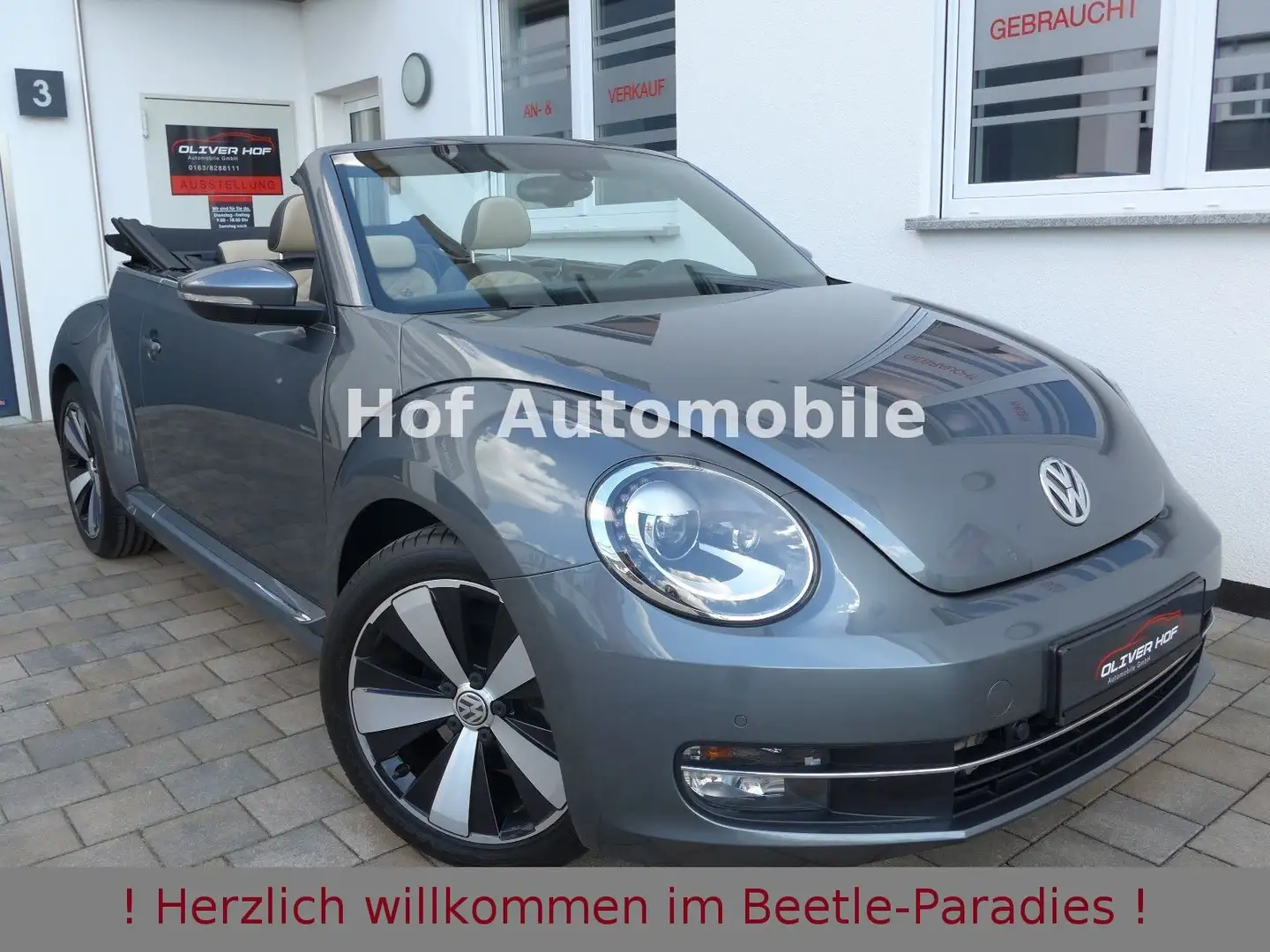 Volkswagen Beetle 1.4TSI DSG Exclusive Leder Xenon Navi SHZ Grigio - 1