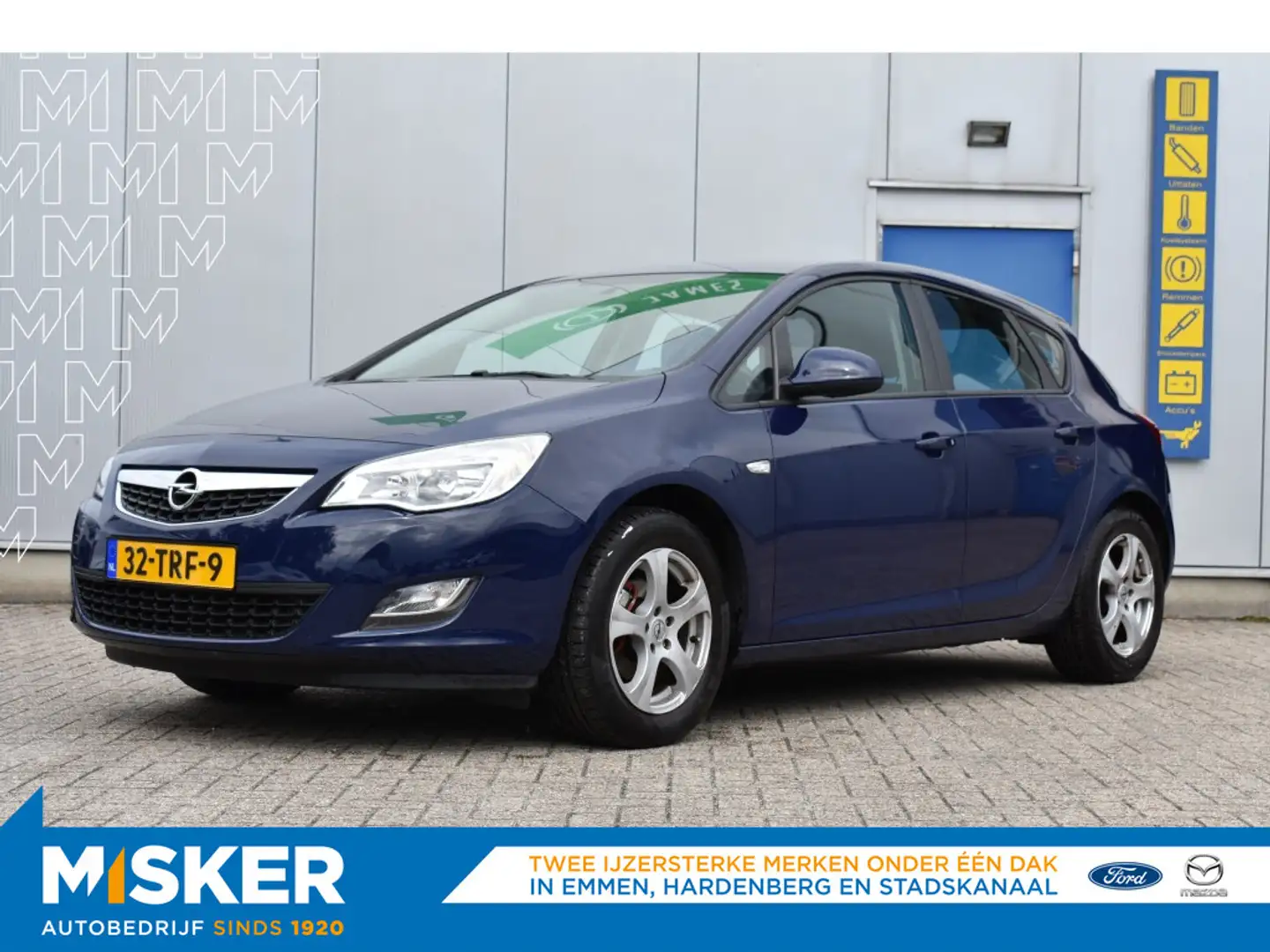 Opel Astra 1.4 Buss Ed APK t/m 27/6/26 TH incl winterbnd Blauw - 1