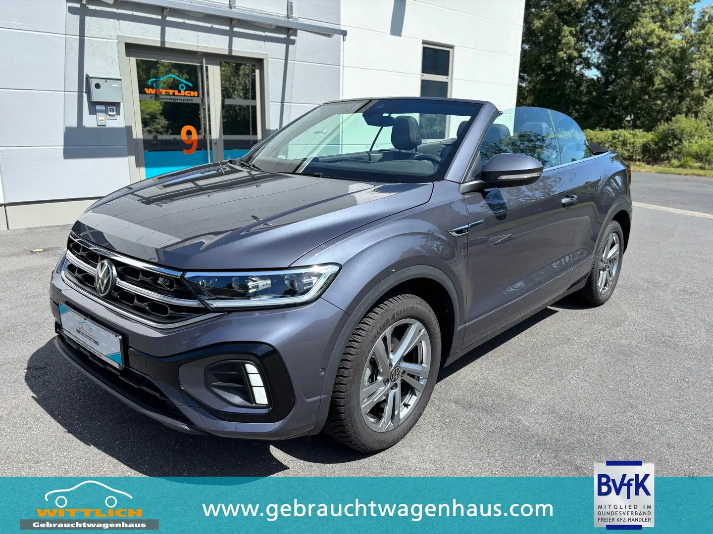 Volkswagen T-Roc Cabrio 1.5 TSI, DSG - "R-Line" Grijs - 1