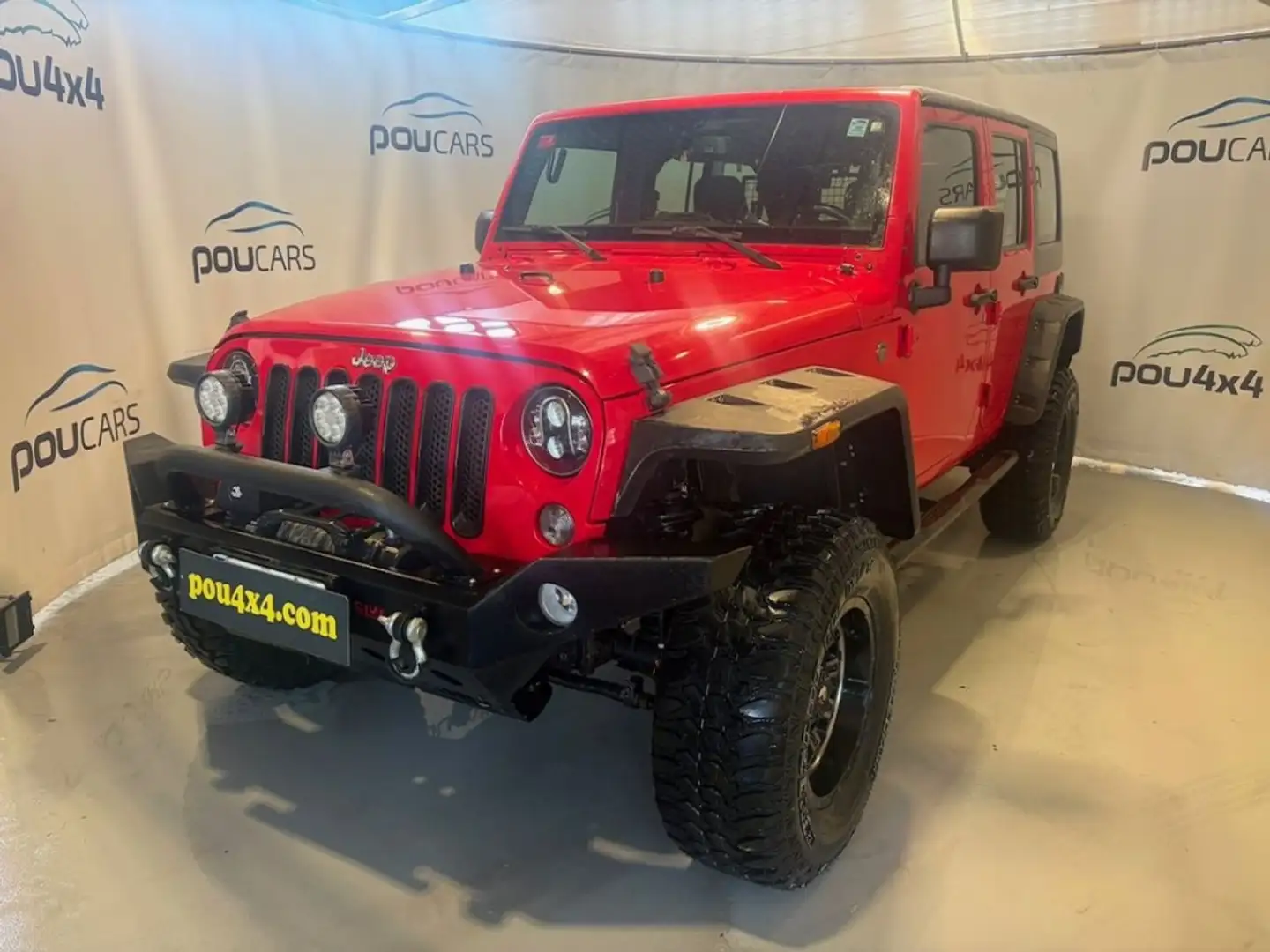 Jeep Wrangler Unlimited 2.8CRD Sport Aut. Rojo - 2