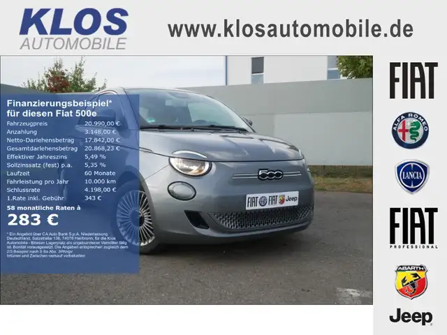 Fiat 500 AT 42 Kwh 118PS KOMFORT STYLE KAMERA SHZ ALU