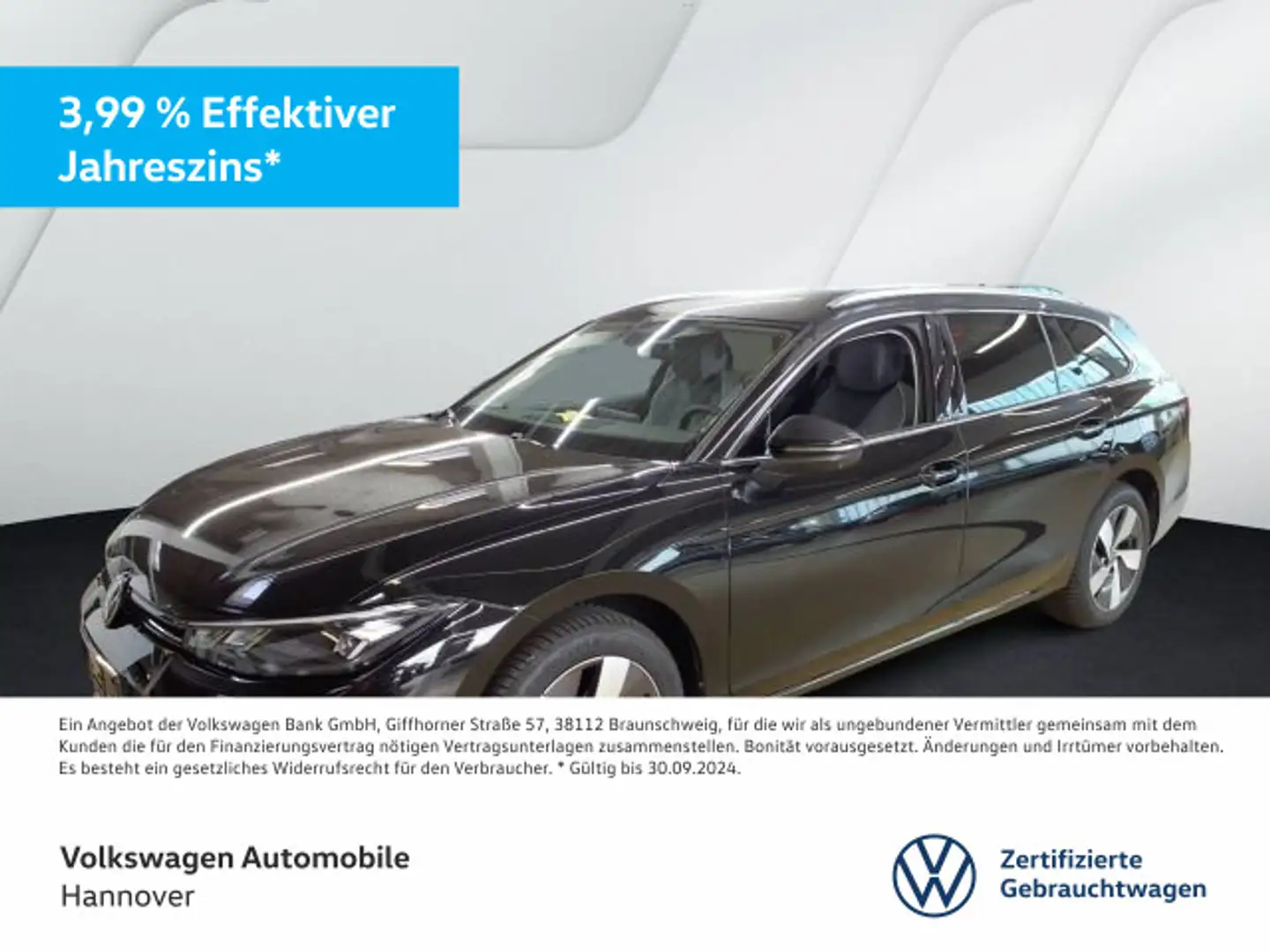 Volkswagen Passat Variant 1.5 eTSI DSG Business Navi AHK Ka Noir - 1