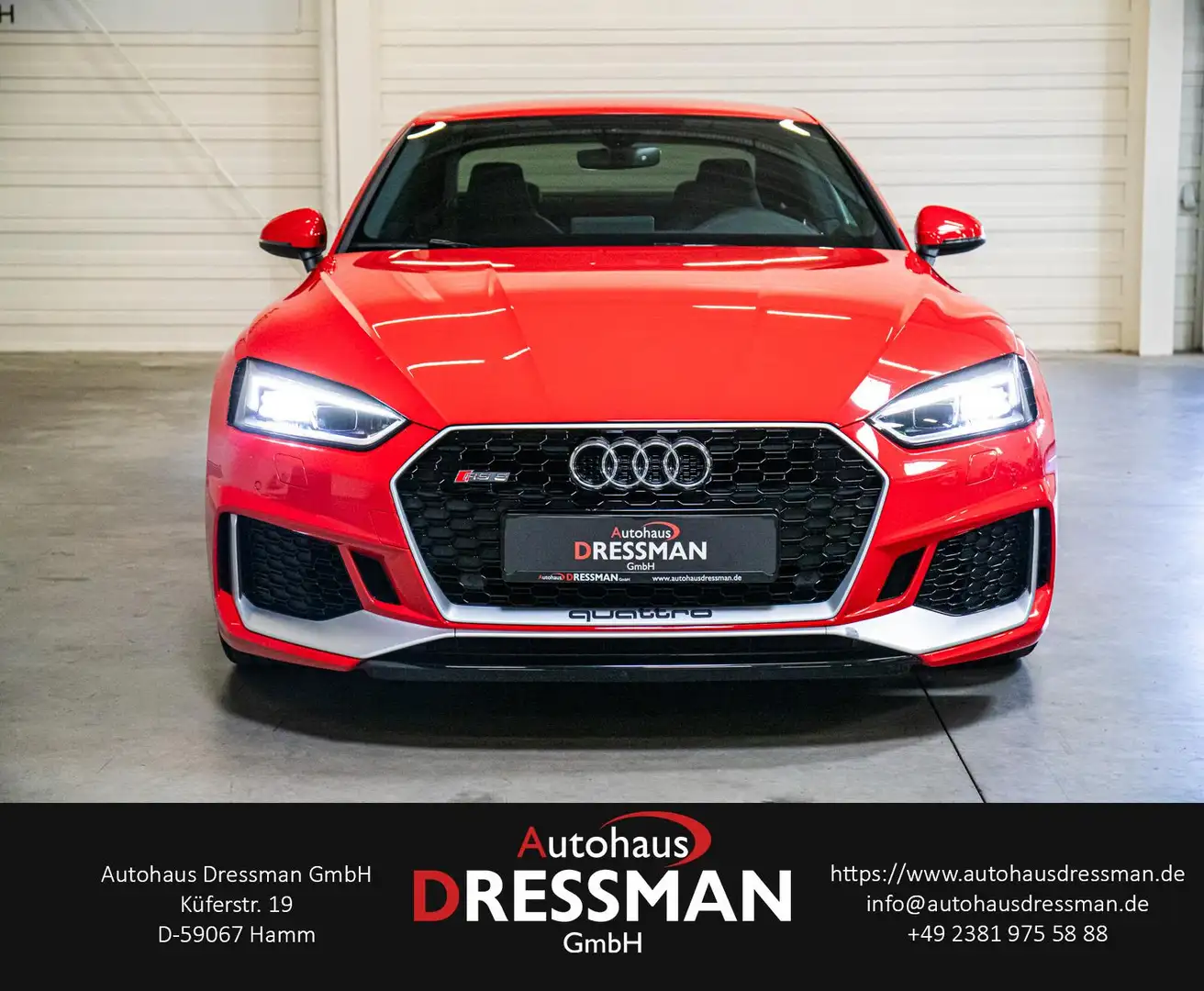 Audi RS5 Coupe KAMERA LED MASSAGE MEMORY TEMPOMAT Czerwony - 2