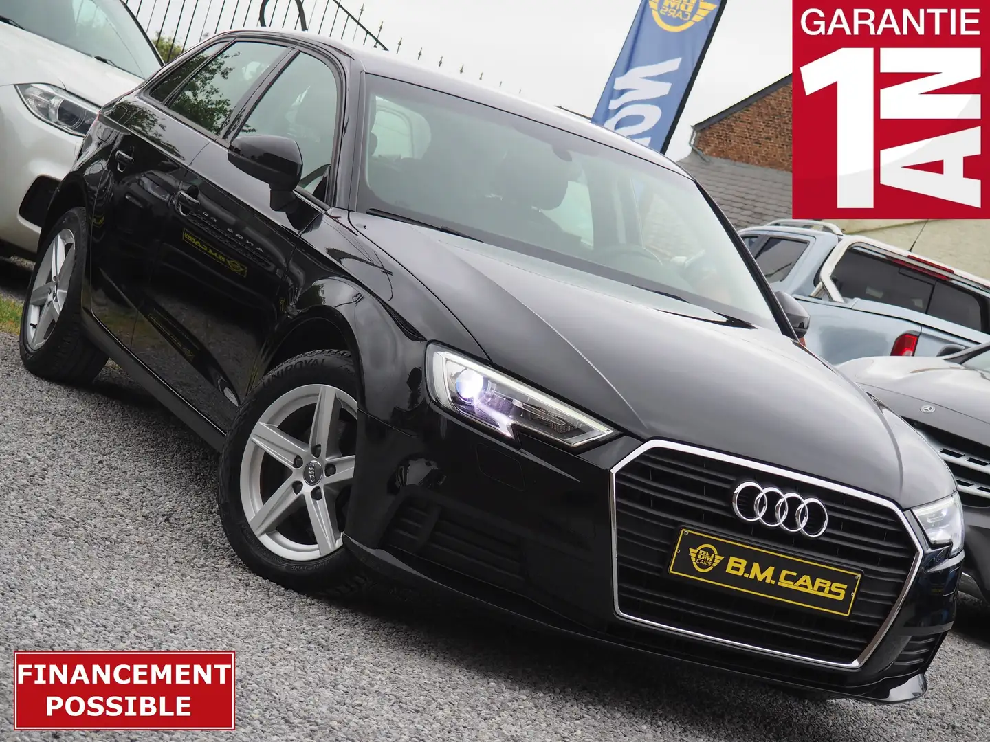 Audi A3 Sportback 30 TDi ✅SPORT✅GPS-CLIM-XENON-PDC-EU6 Noir - 1