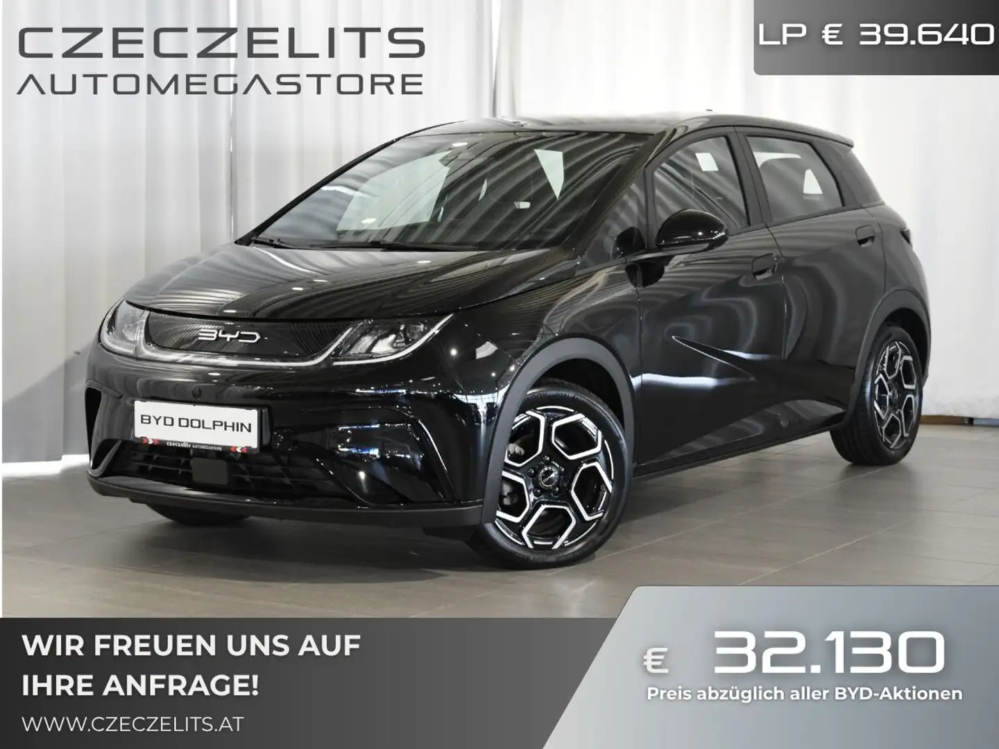 BYD Dolphin 60,4 kWh Design Österreich Paket ON2550120 JF Schwarz - 1