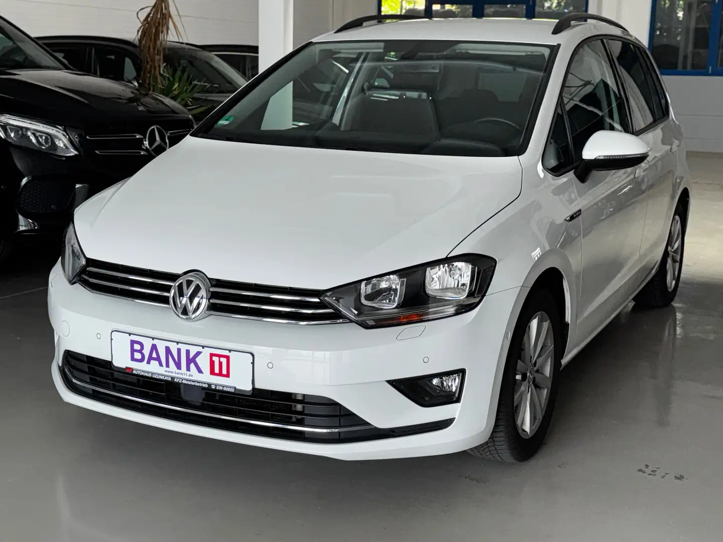 Volkswagen Golf Sportsvan Lounge BMT/Start-Stopp Blanc - 1