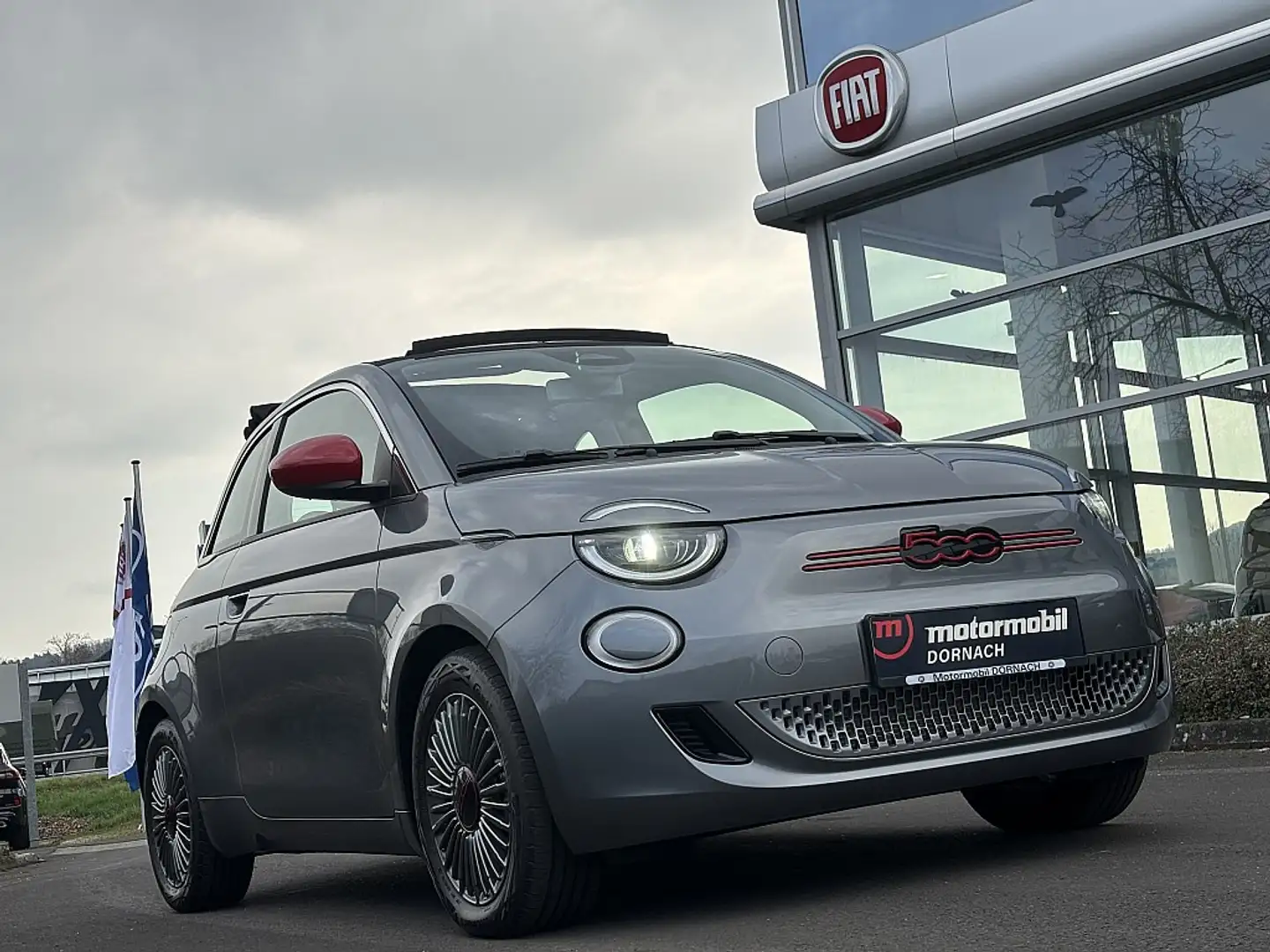 Fiat 500C Elektro Red Edition 23,8 kWh Grau - 1