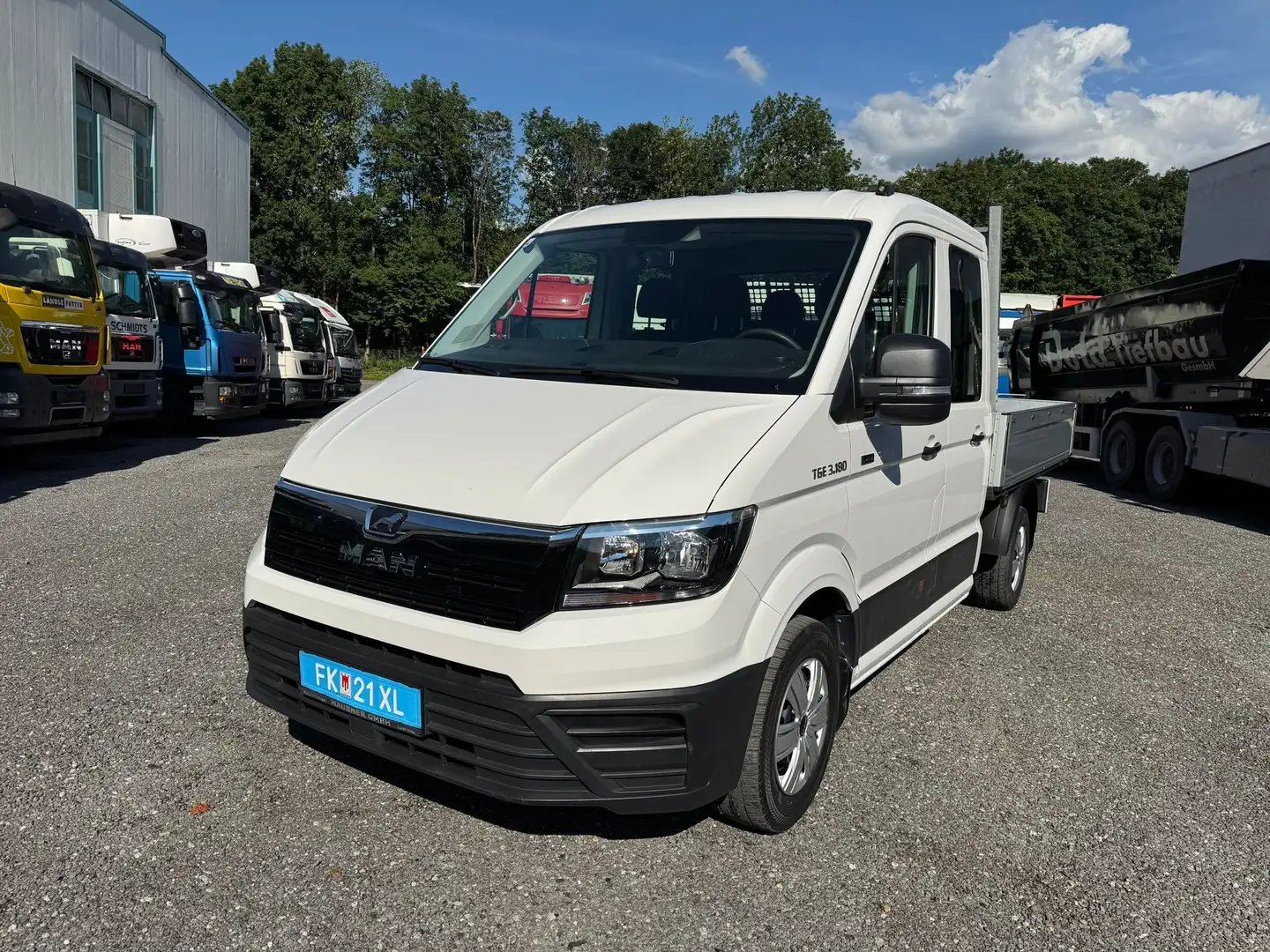 MAN TGE 3.180 Doka+Pritsche Allrad 4x4 Klima Kamera Weiß - 2